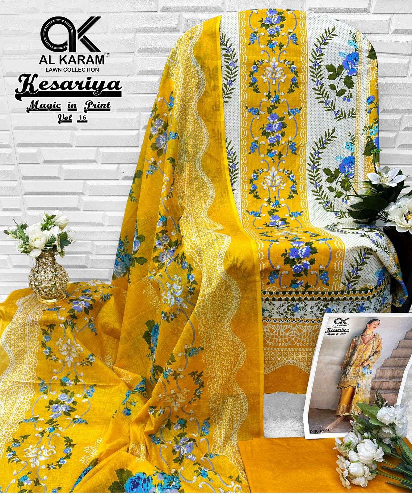 Kesariya Magic in Print VOL 16 by Al Karam-07