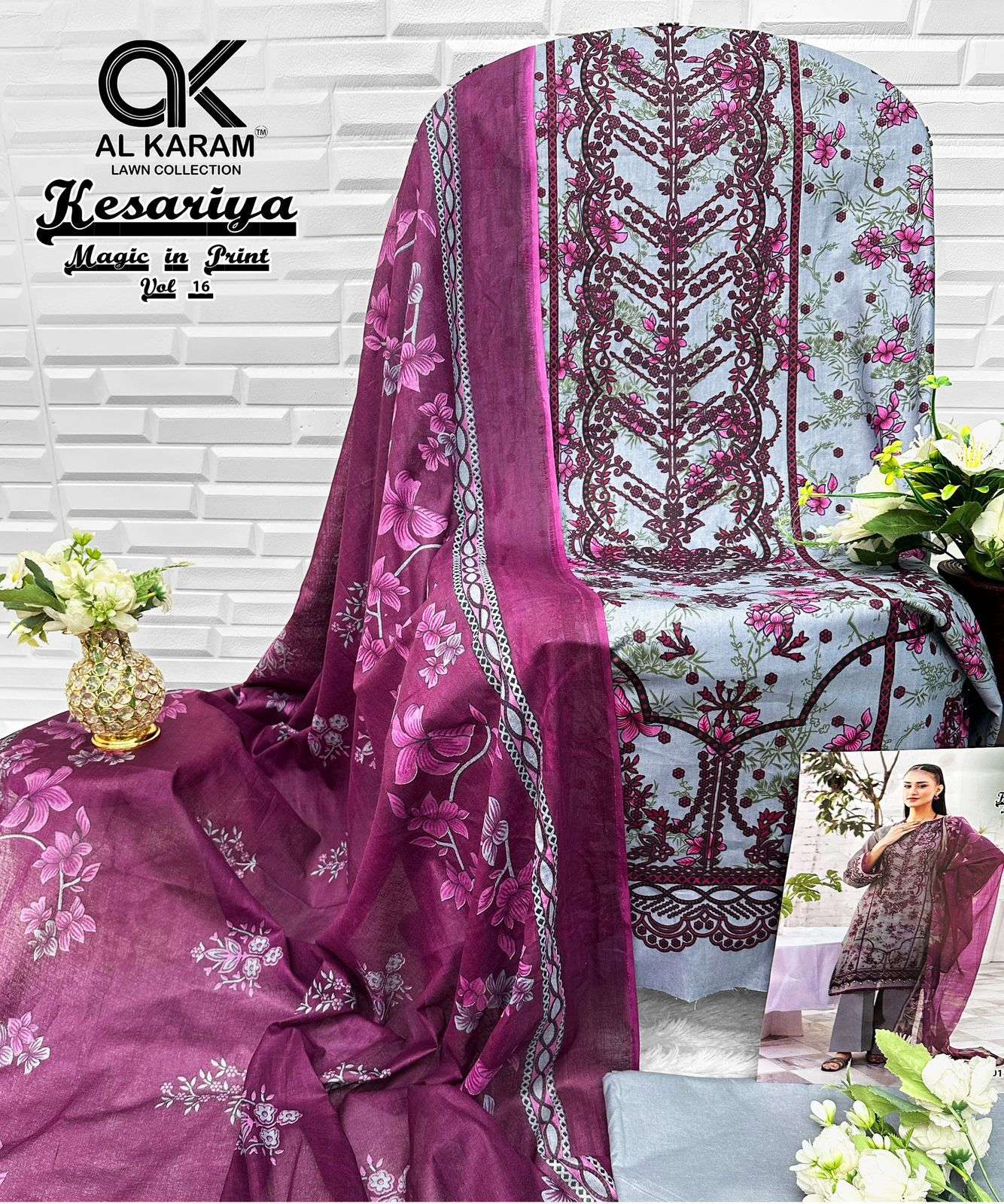 Kesariya Magic in Print VOL 16 by Al Karam-12