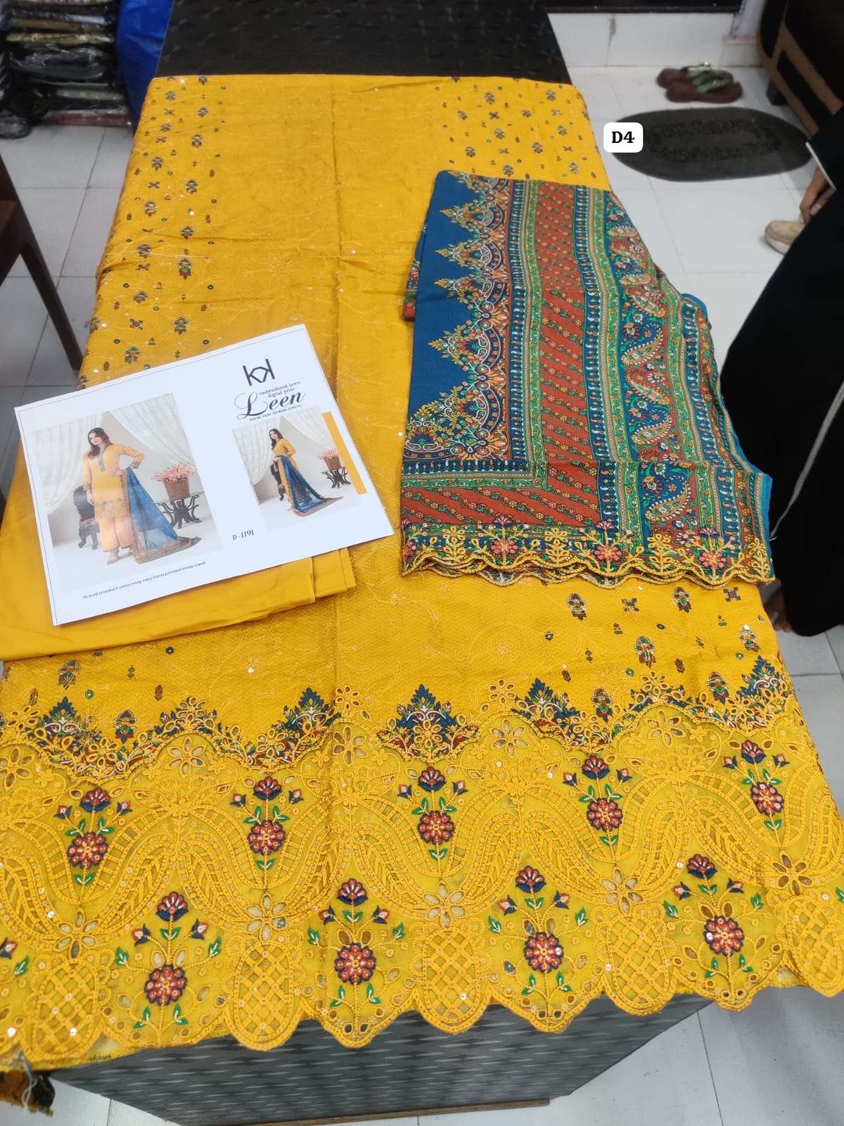 LEEN New Embroidered Digital Printed Lawn Shahid Tawakkal-07