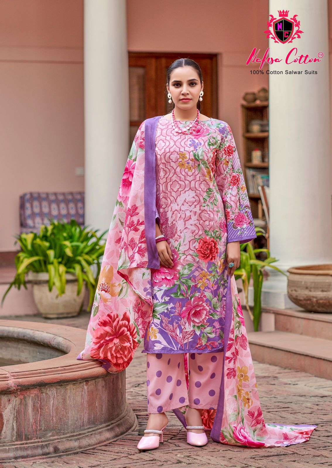 MAJESTIC KARACHI SUITS BY NAFISHA COTTON-05