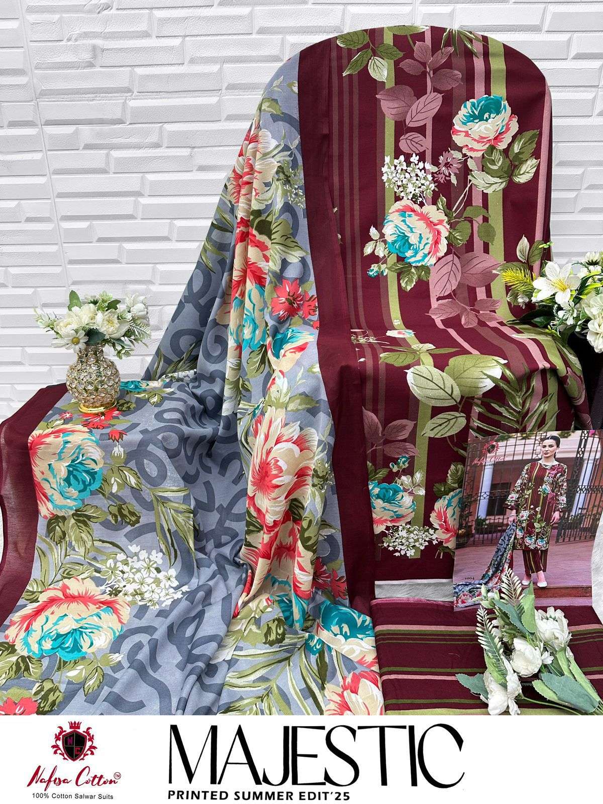 MAJESTIC KARACHI SUITS BY NAFISHA COTTON-07