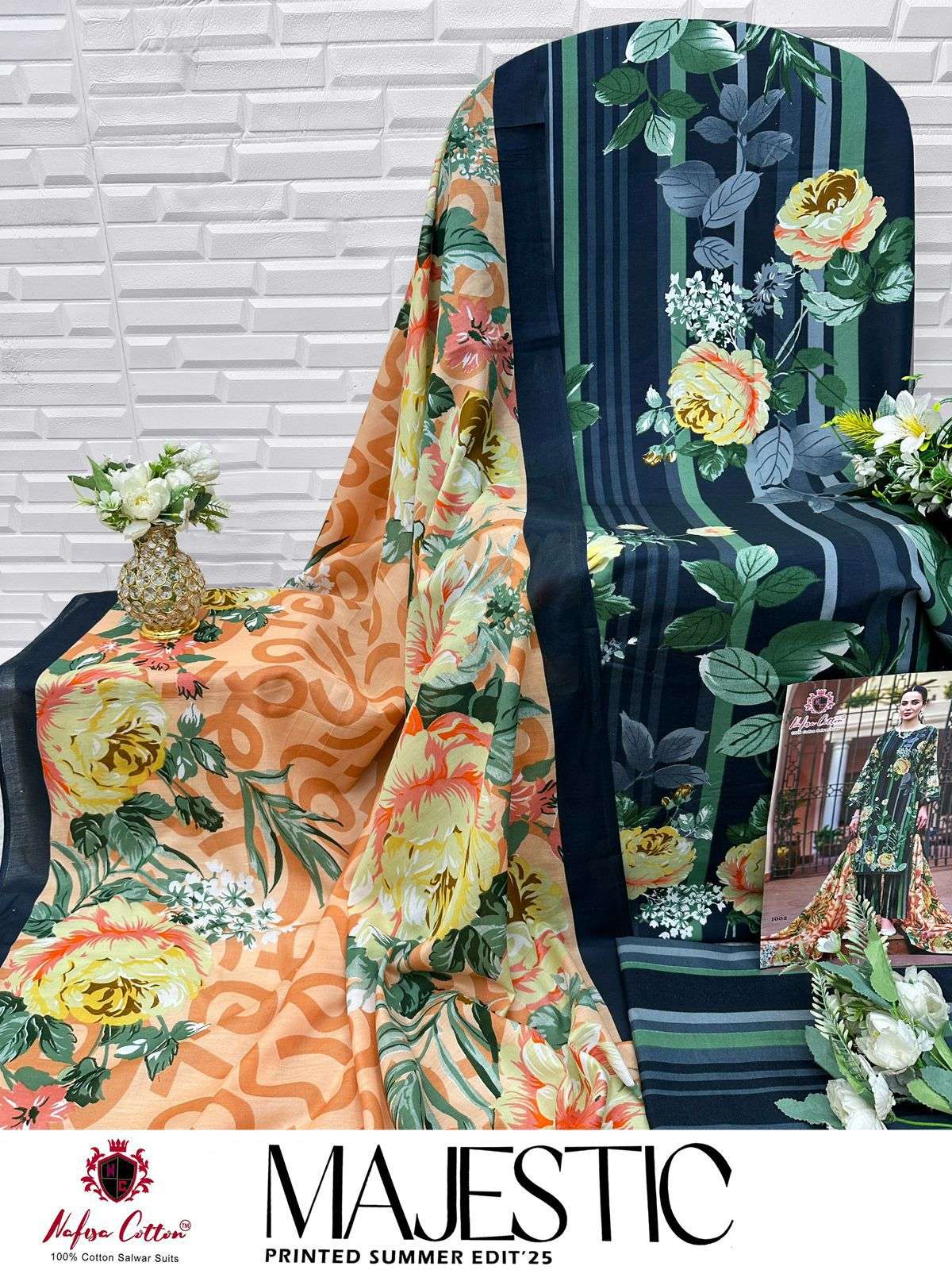 MAJESTIC KARACHI SUITS BY NAFISHA COTTON-11