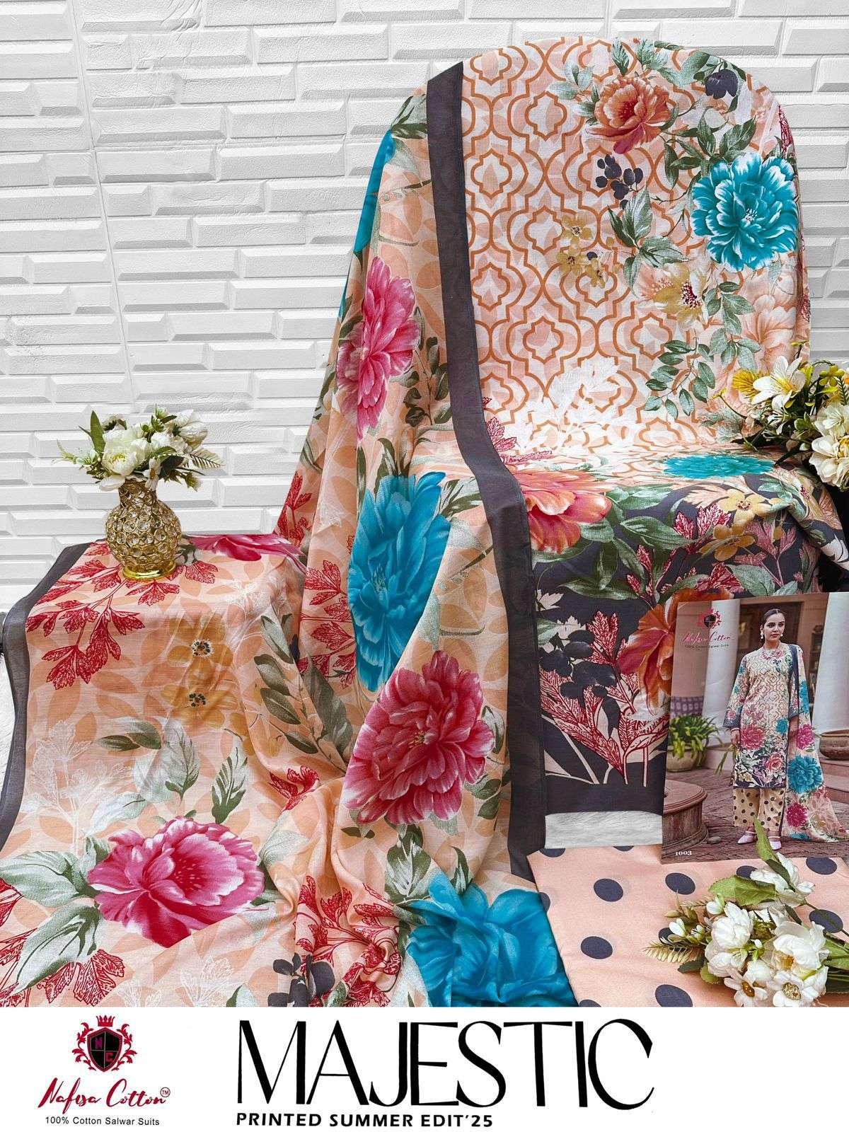 MAJESTIC KARACHI SUITS BY NAFISHA COTTON-12