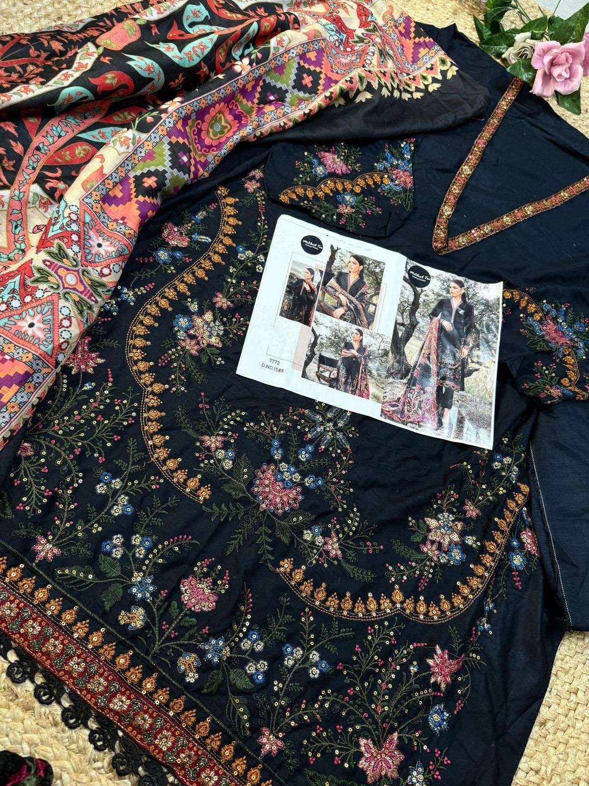 MARIA B Emb Rayon Collection Design No 1589 by MEHBBOB TEX-01