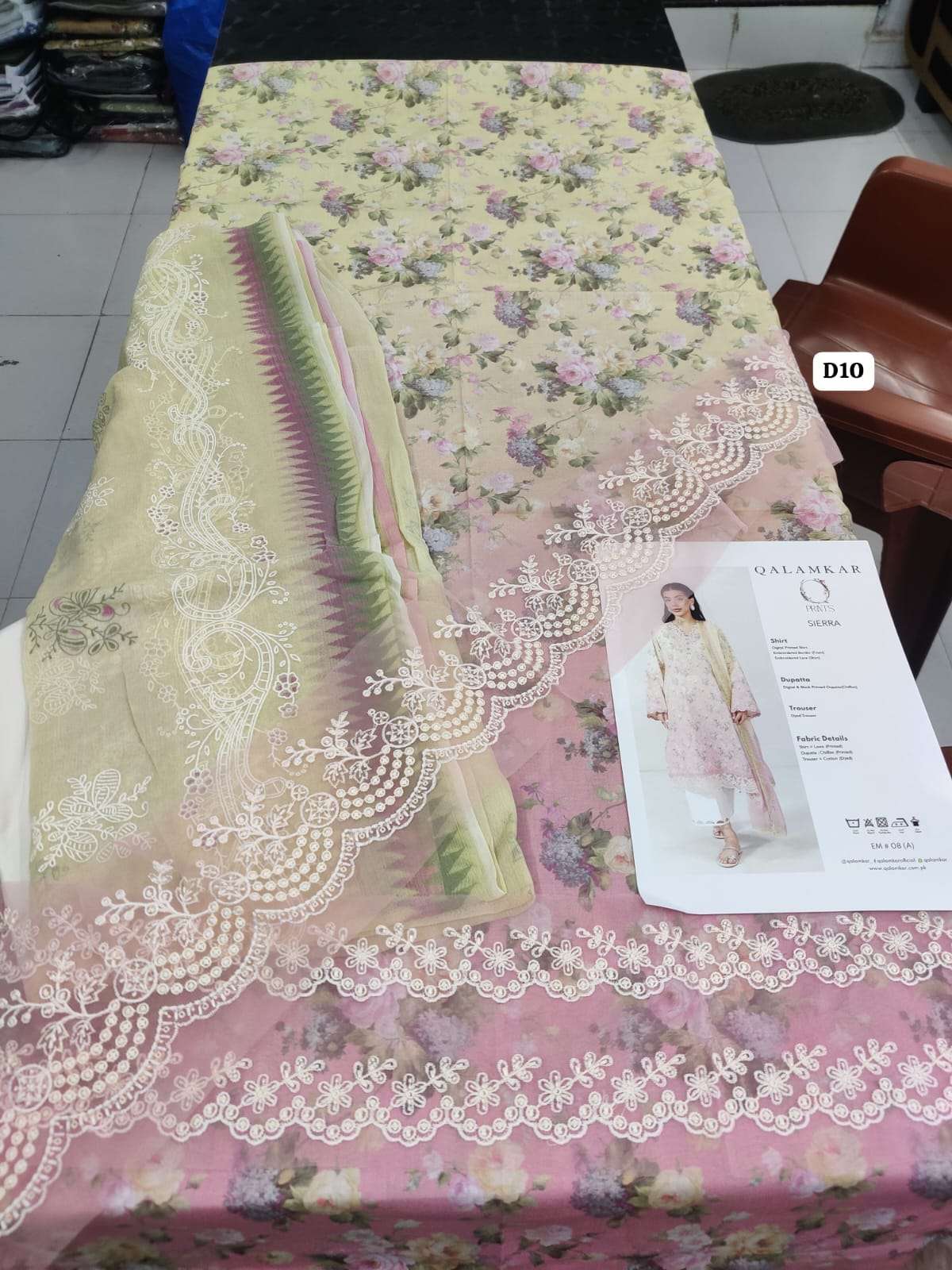 QPrints Unstitched Embroidered Lawn Open Pic 25 Vol 2 By Qalamkar-10