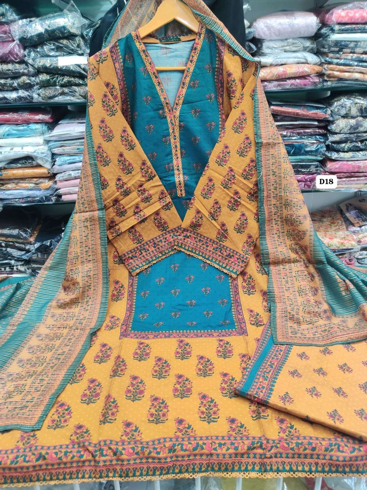 RTW Printed Lawn Collection 2025 by BIN SAEED-01