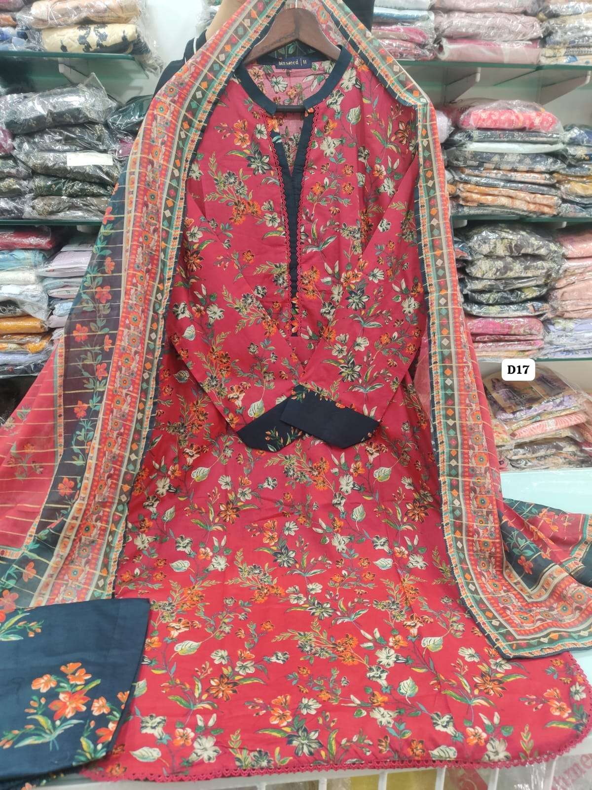 RTW Printed Lawn Collection 2025 by BIN SAEED-03