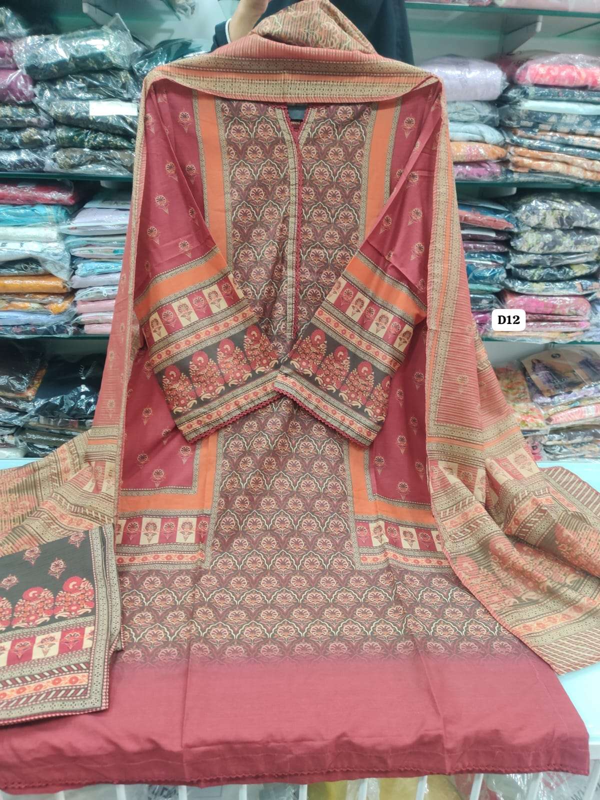 RTW Printed Lawn Collection 2025 by BIN SAEED-08