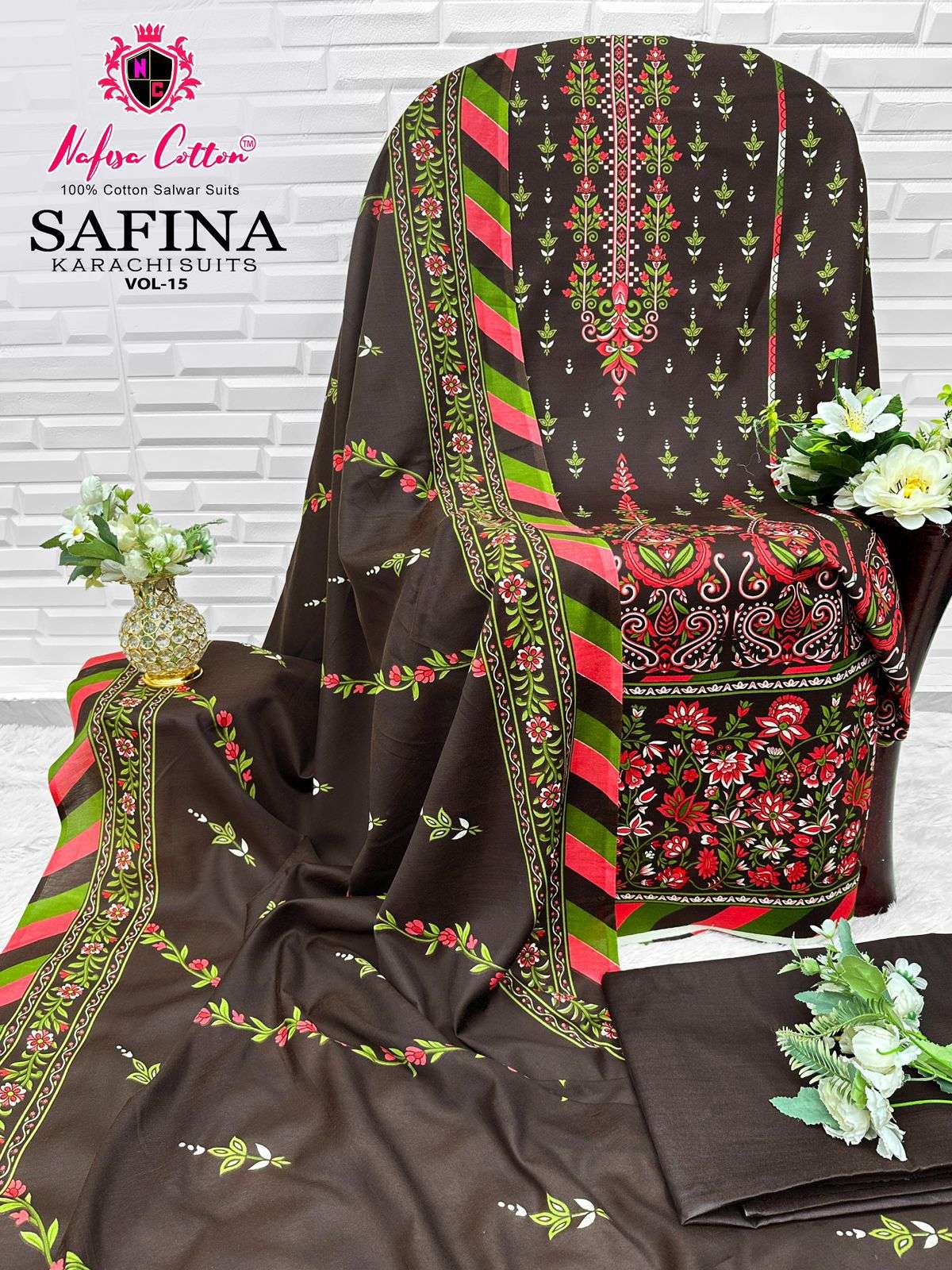 SAFINA KARACHI SUITS VOL 15 BY NAFISHA COTTON-08