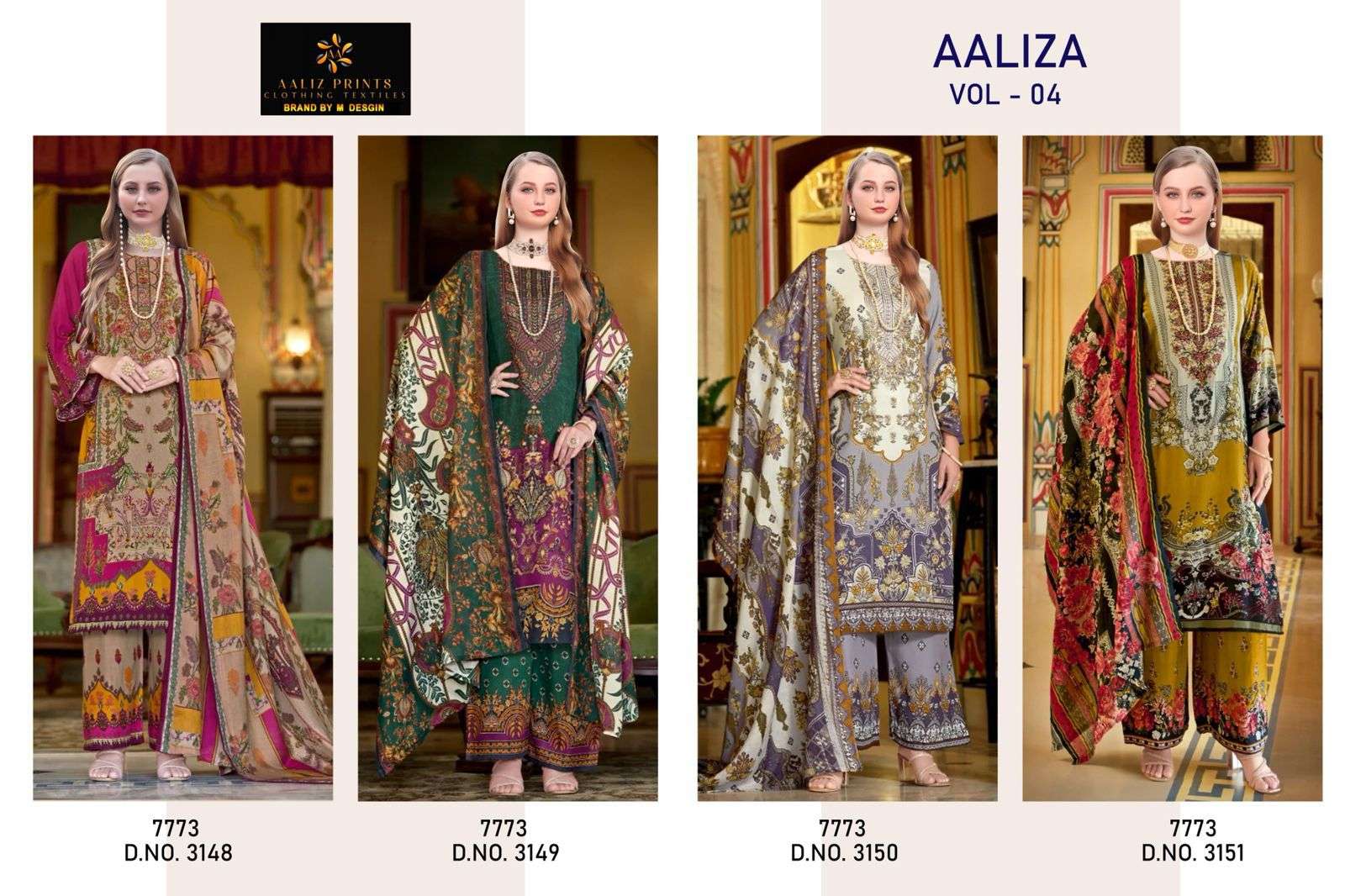Aaliza vol 4 embroidery collection vol By Aaliz Prints-01-07