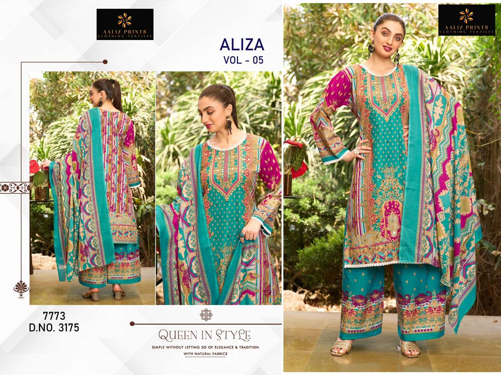 Aaliza vol 5 embroidery collection By Aaliz Prints-05