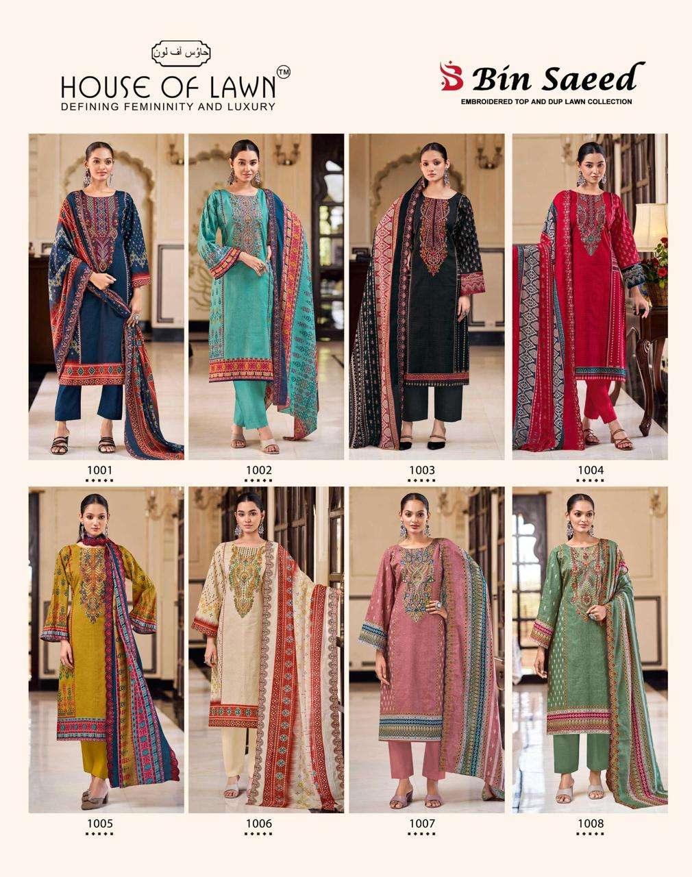 BIN SAEED TOP&DUP WORK Vol 1 by House Of Lawn-01-08