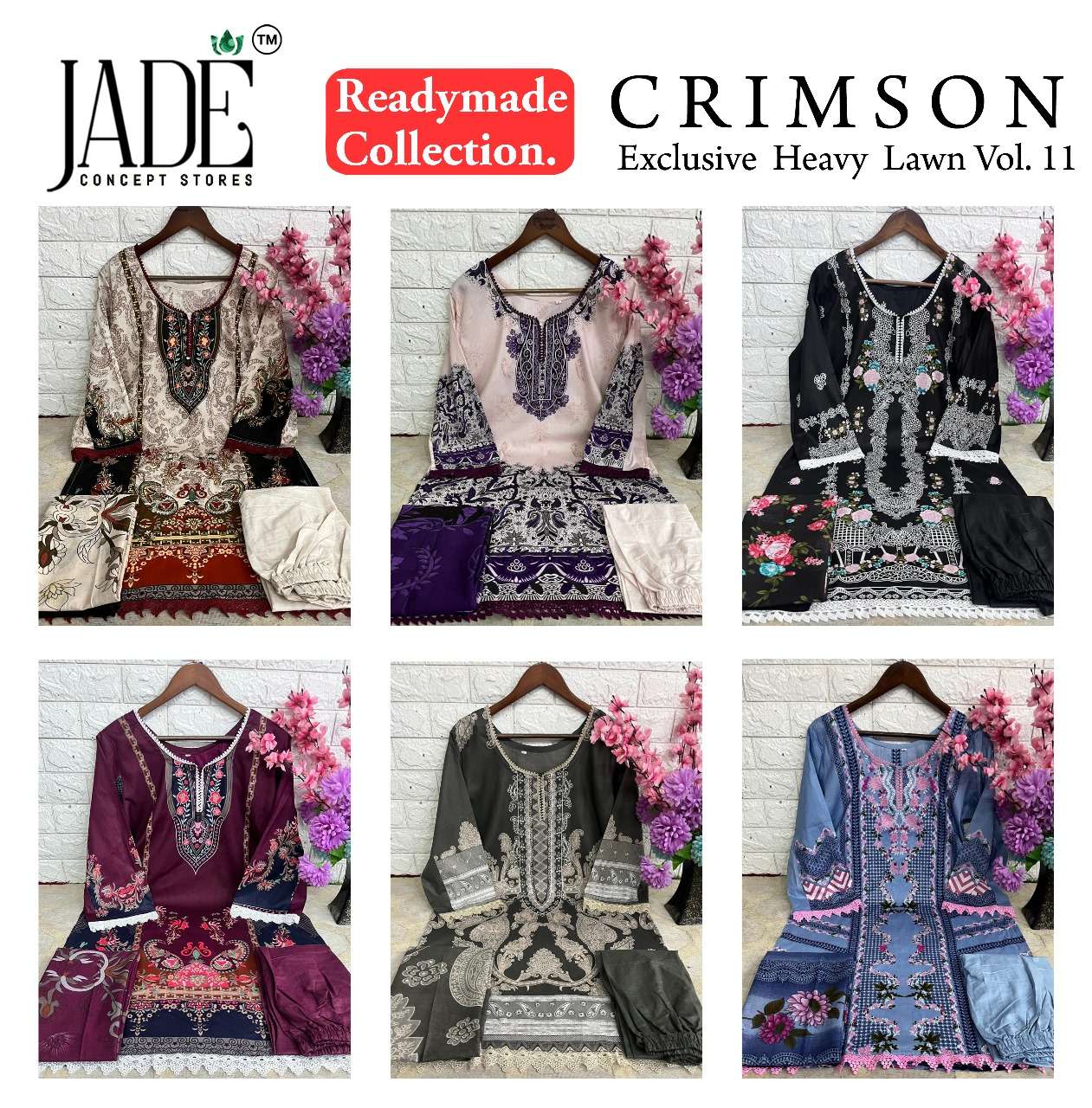 CRIMSON EXCLUSIVE LAWN COLLECTION VOL 11 Ready by JADE-01-06
