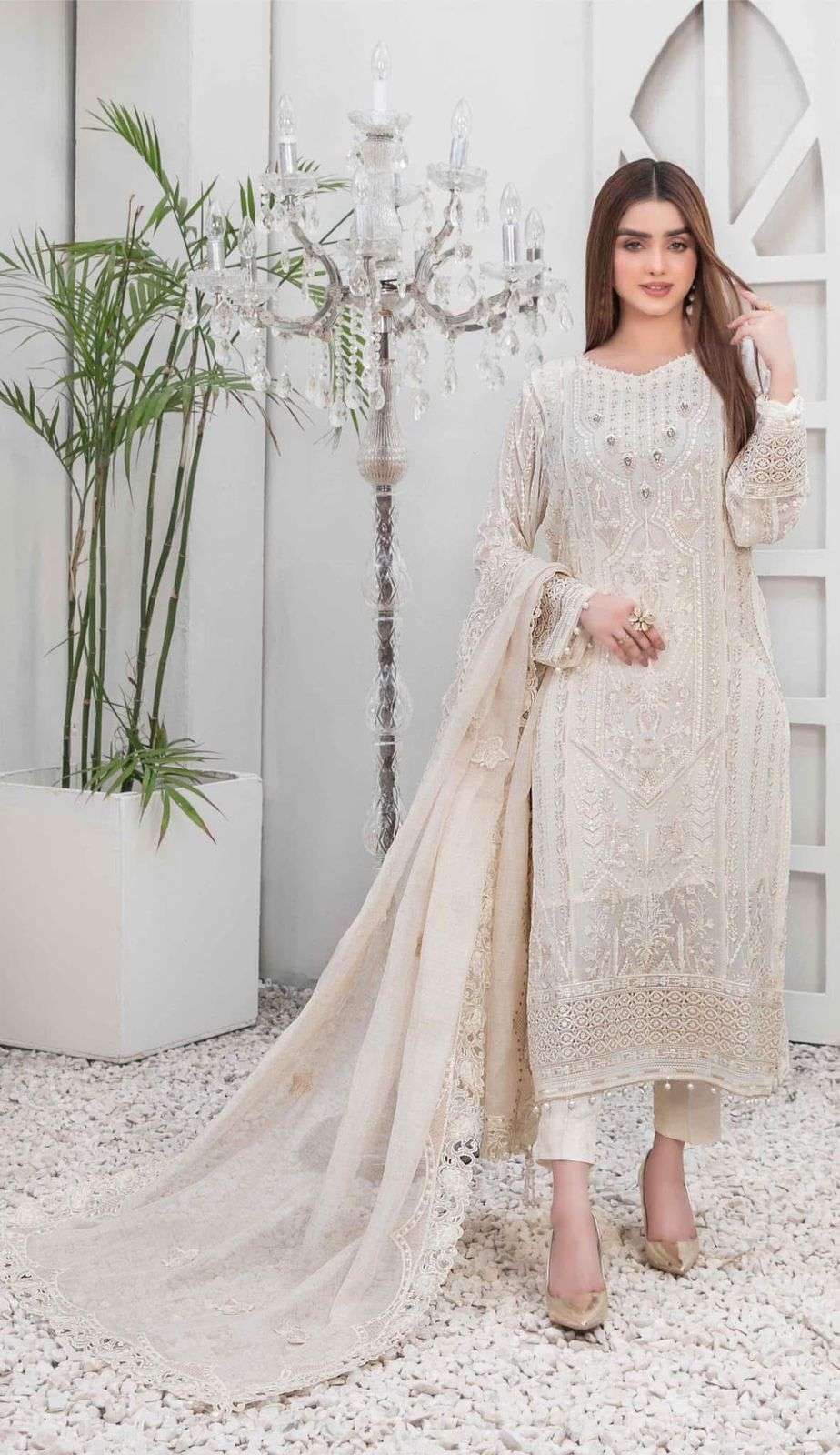 Fabrics Ziva Embroidered Fancy Collection by Tawakkal-01