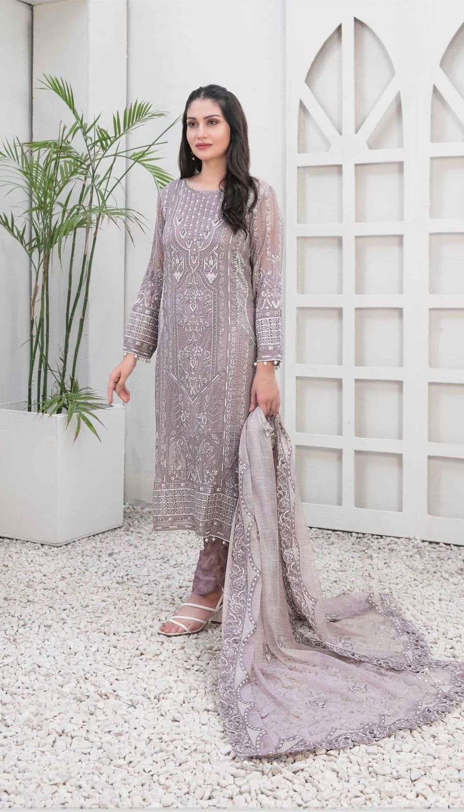Fabrics Ziva Embroidered Fancy Collection by Tawakkal-03