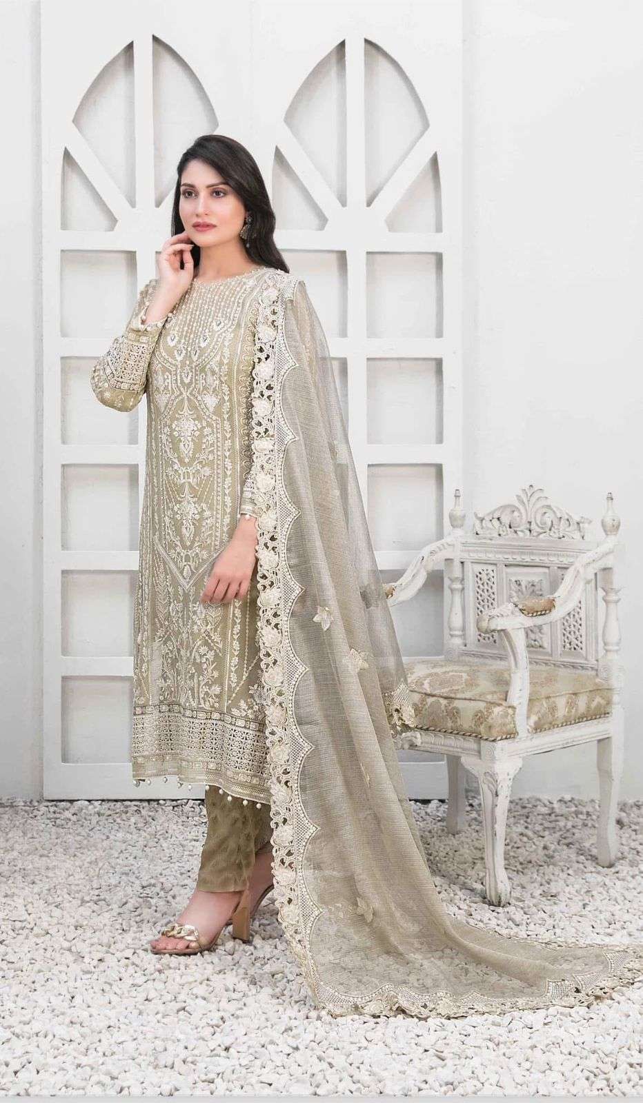 Fabrics Ziva Embroidered Fancy Collection by Tawakkal-04