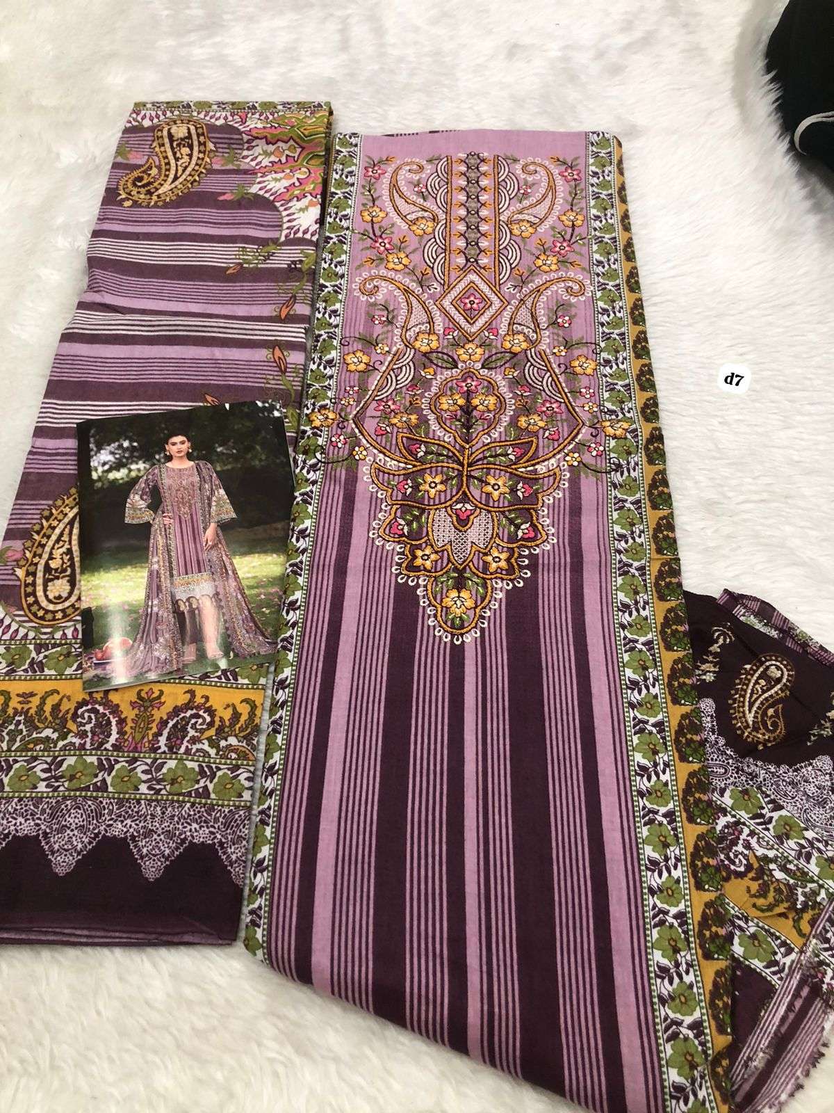 Falah Premium Cotton Collection code 30499 Falah Designer Suits-02