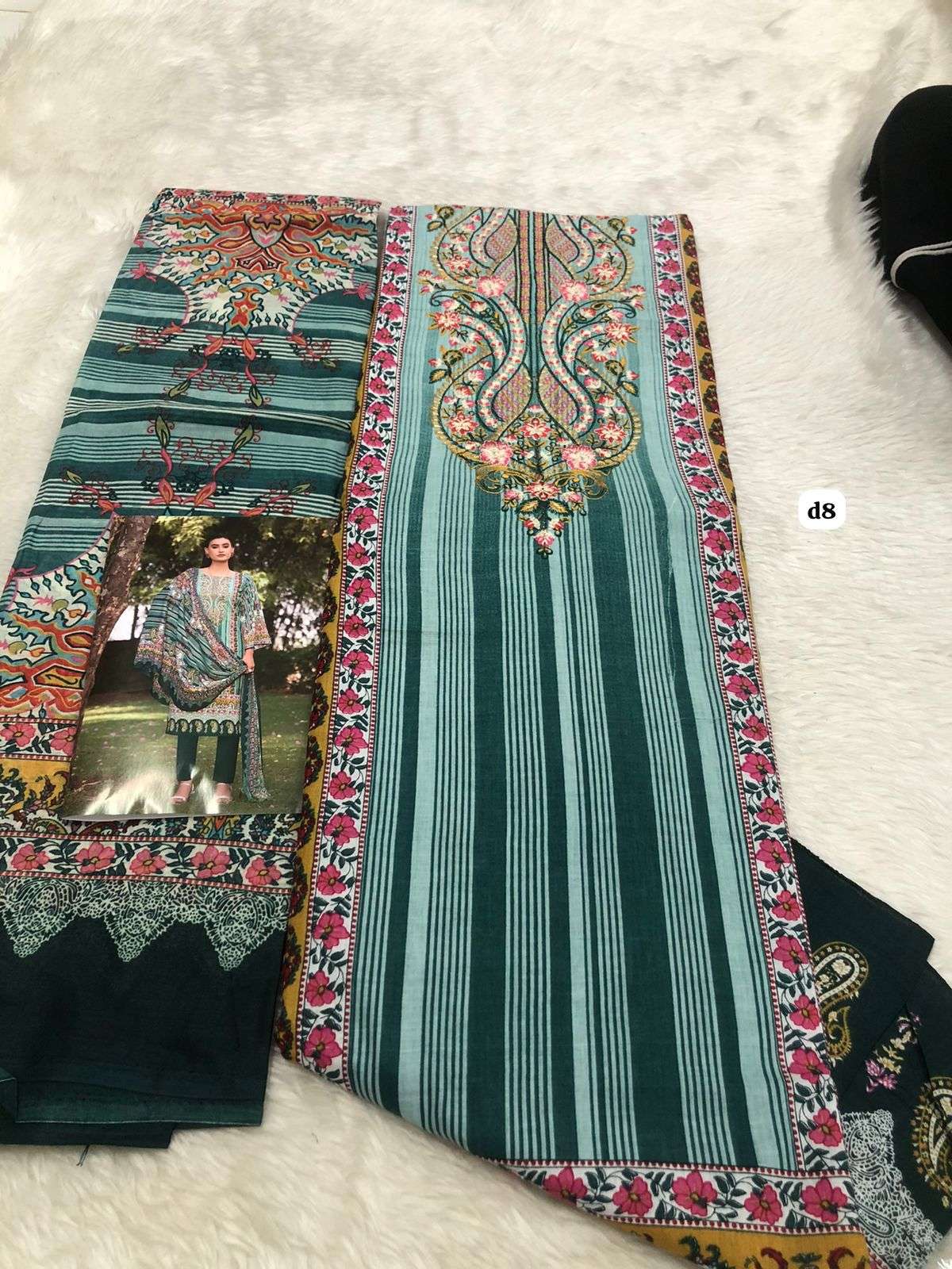 Falah Premium Cotton Collection code 30499 Falah Designer Suits-03