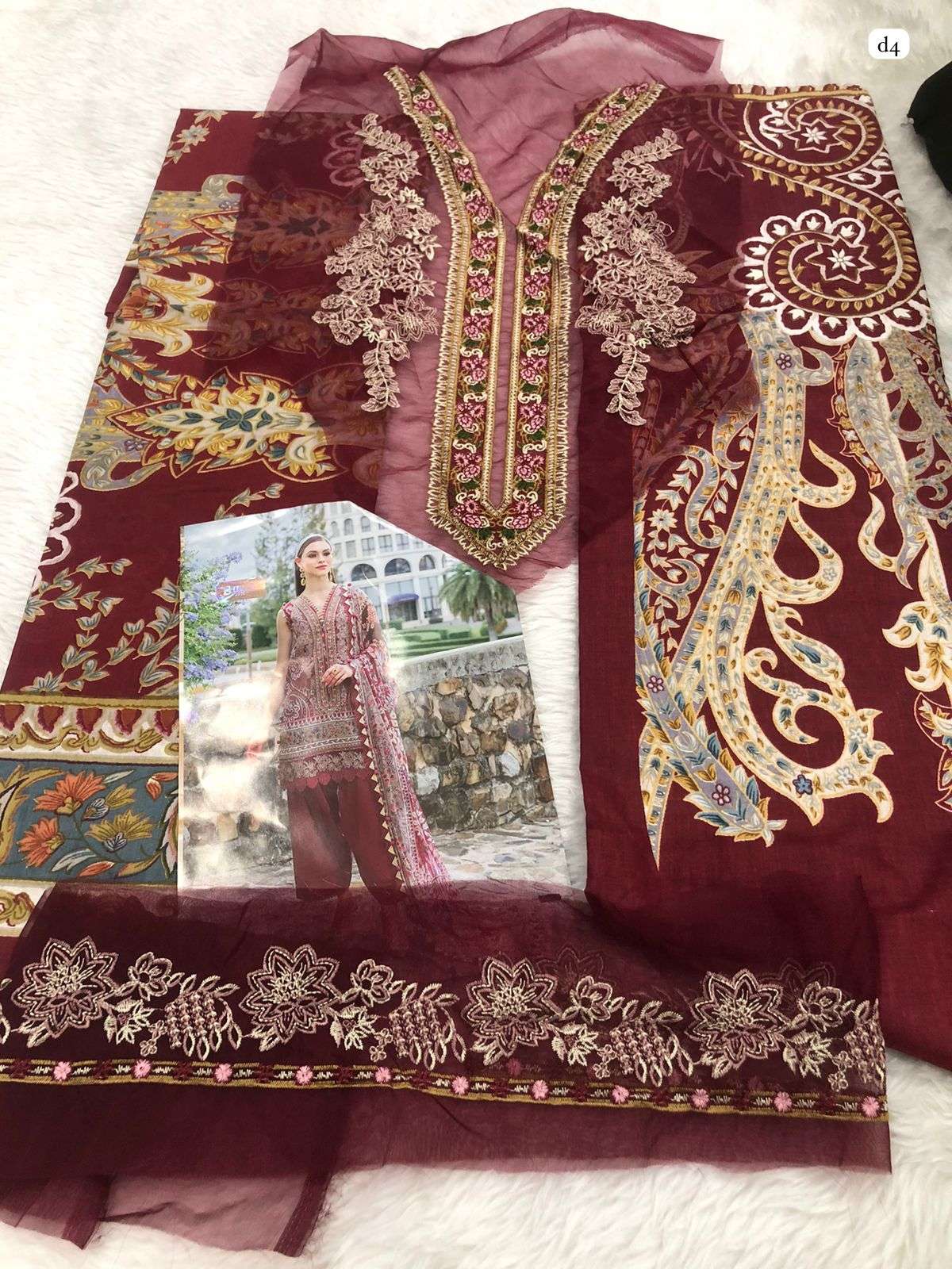 Falah Premium Cotton Collection code - 30520 by Falah Designer Suits-07