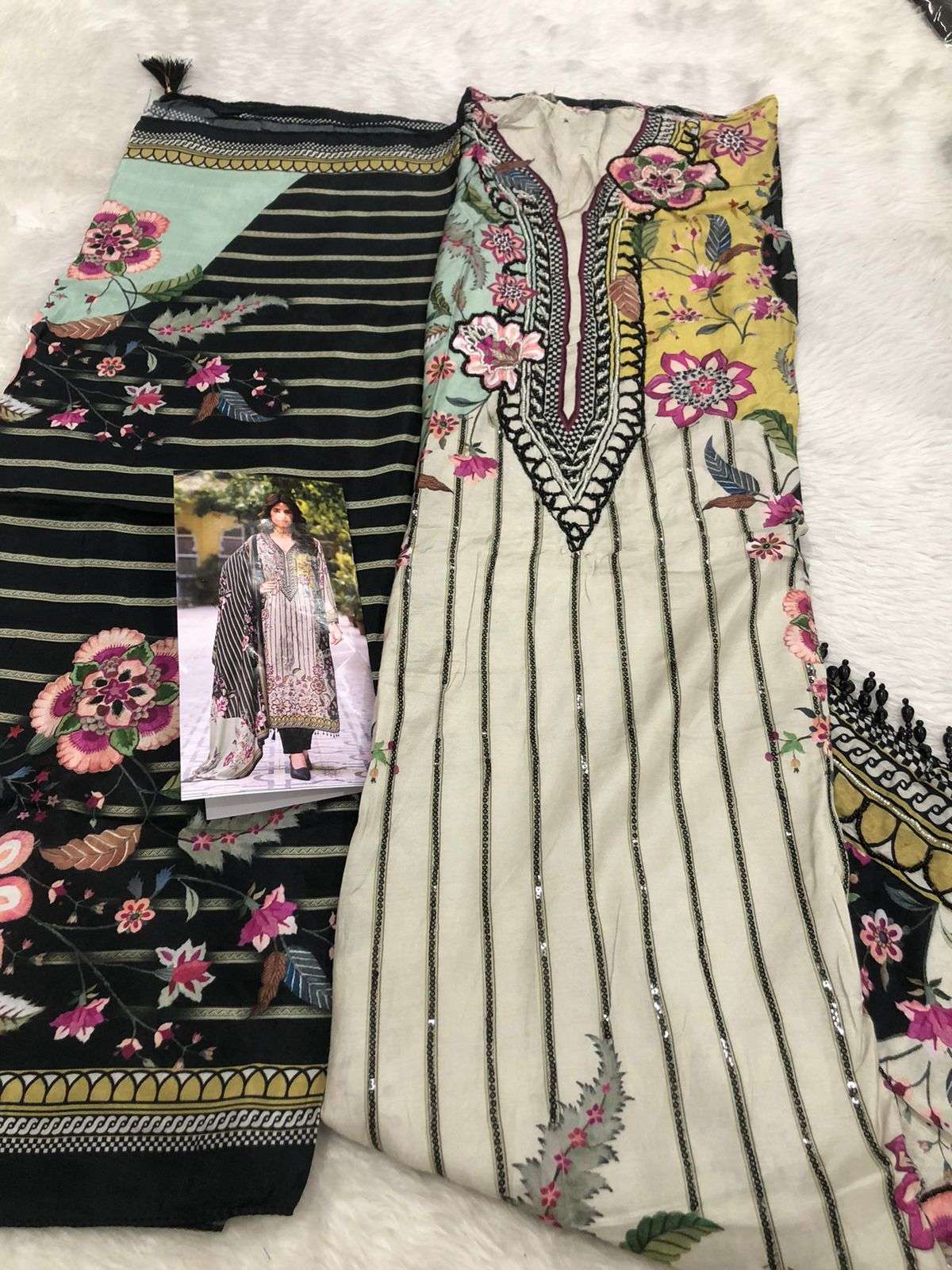 Falah Premium Maslin Collection code 30496 by Falah Designer Suits-01