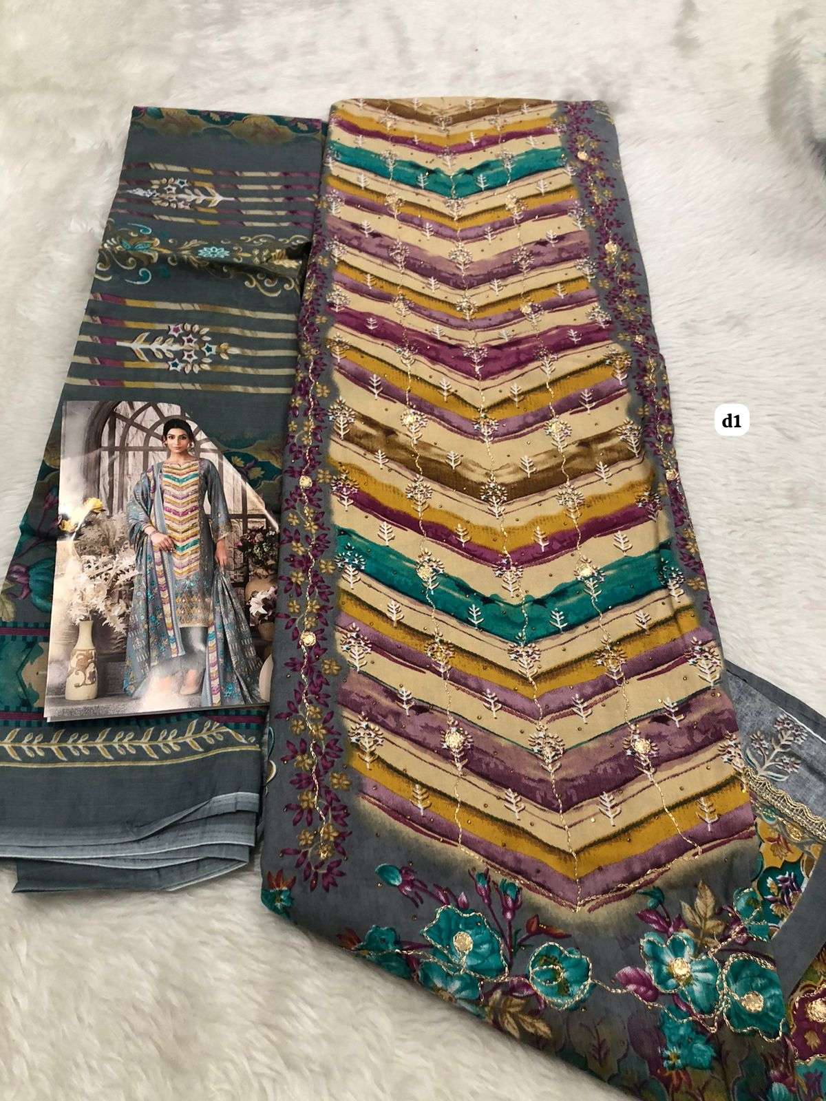 Falah Premium Maslin Collection code 30497 by Falah Designer Suits-05