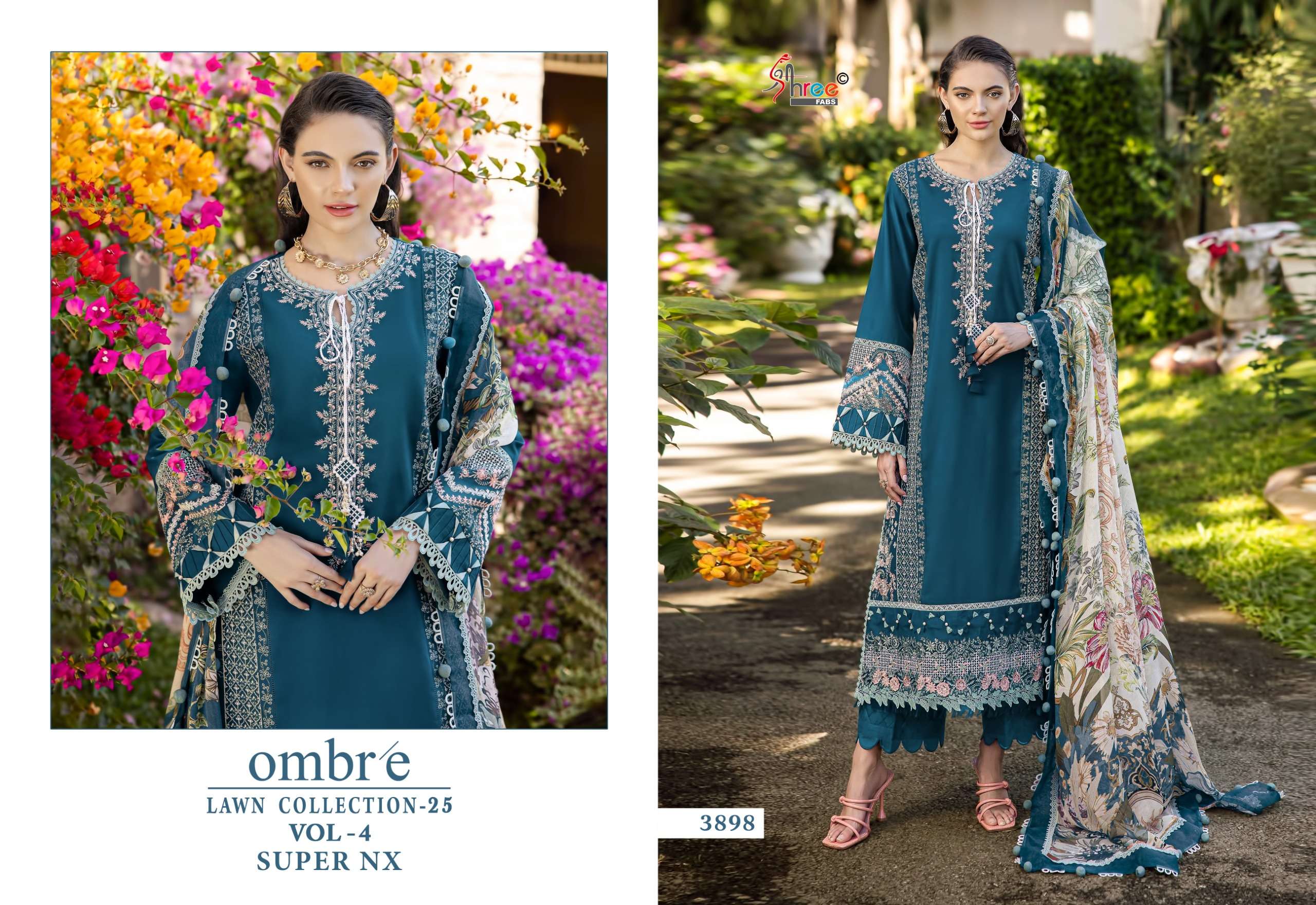 OMBRE LAWN COLLECTION -2025 VOL-4 SUPER NX BY SHREE-02