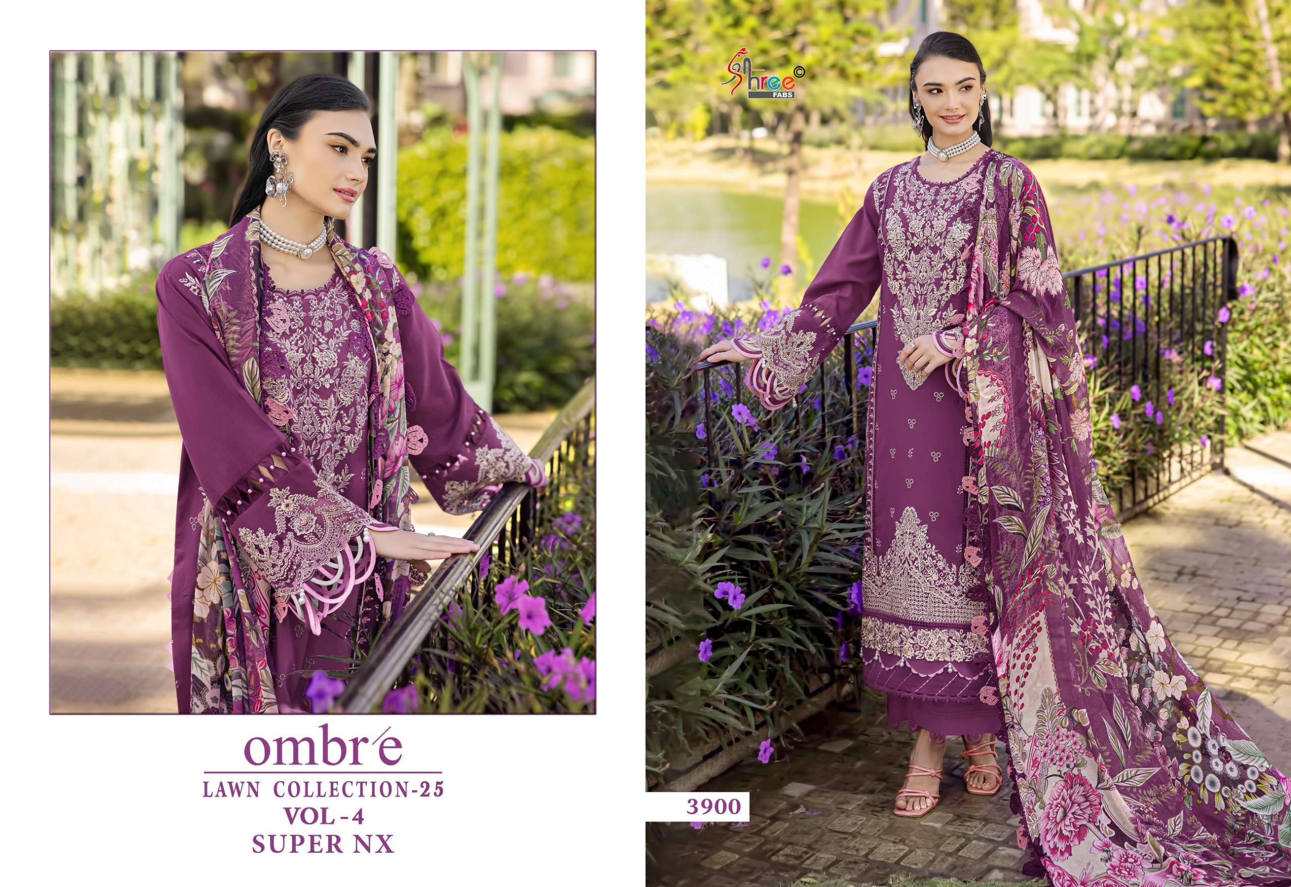 OMBRE LAWN COLLECTION -2025 VOL-4 SUPER NX BY SHREE-05