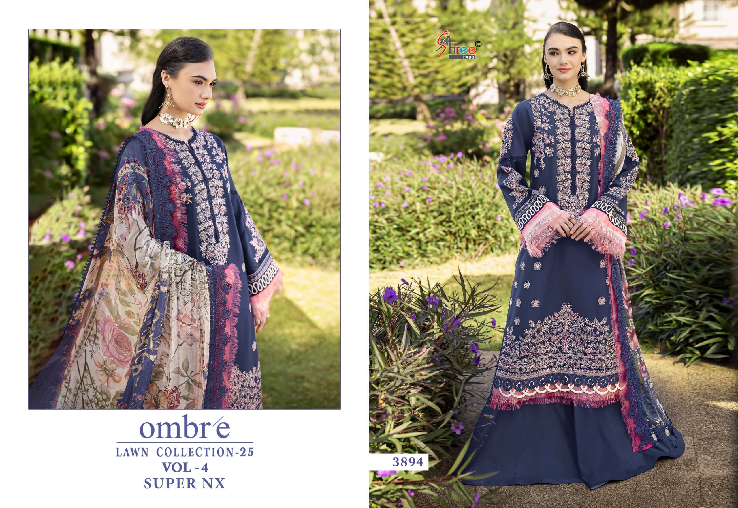 OMBRE LAWN COLLECTION -2025 VOL-4 SUPER NX BY SHREE-06