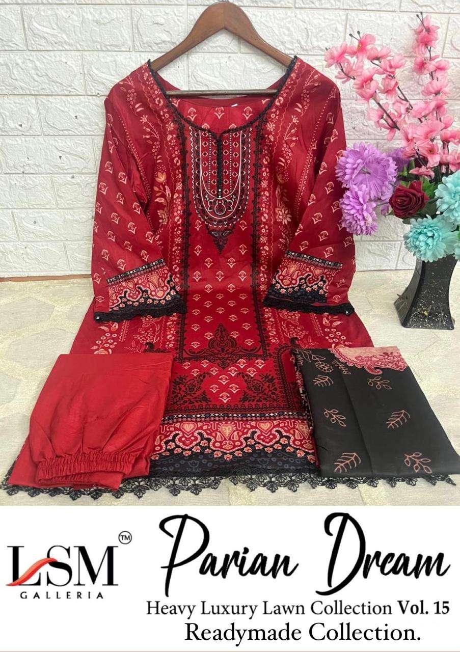 PARIAN DREAM READYMADE HEAVY LUXURY LAWN COLLECTION VOL 15 BY LSM-06