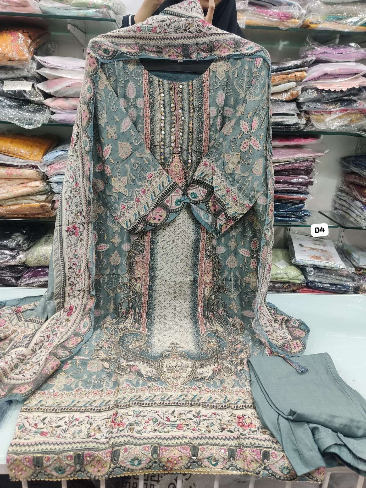 Rtw Falah Maslin Collection code -: 30493 by falah Designer Suits-01