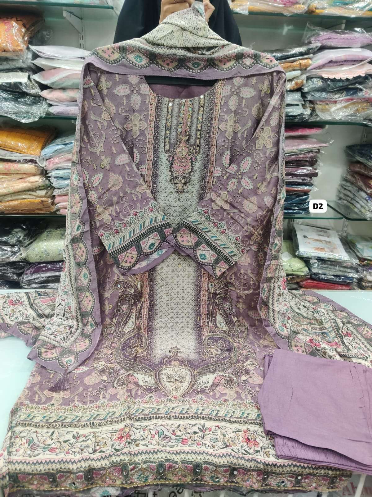 Rtw Falah Maslin Collection code -: 30493 by falah Designer Suits-03