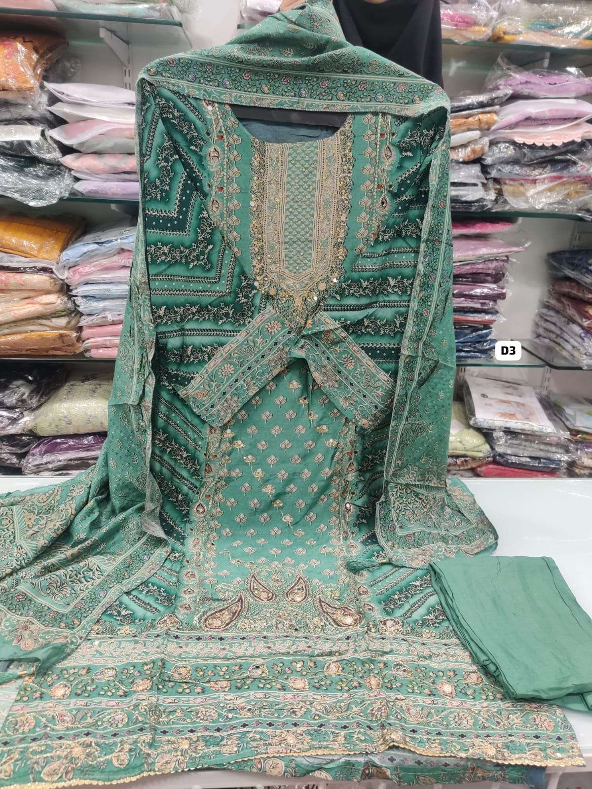 Rtw Falah Maslin Collection code -: 30494 by falah Designer Suits-01-04