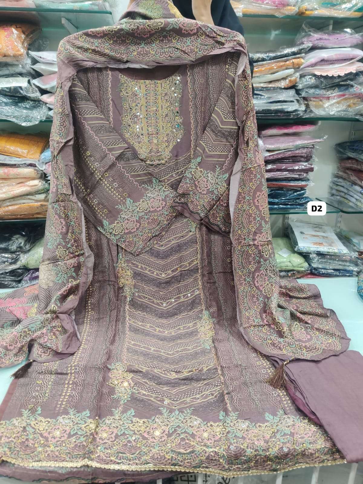 Rtw Falah Maslin Collection code -: 30495 by falah Designer Suits-01-04