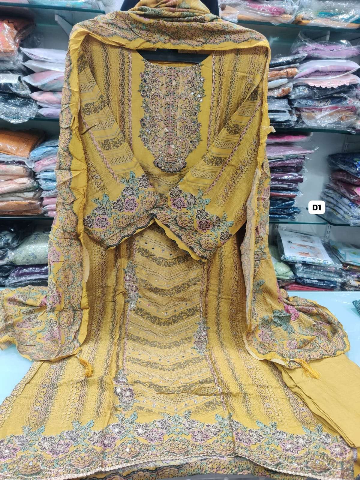 Rtw Falah Maslin Collection code -: 30495 by falah Designer Suits-02