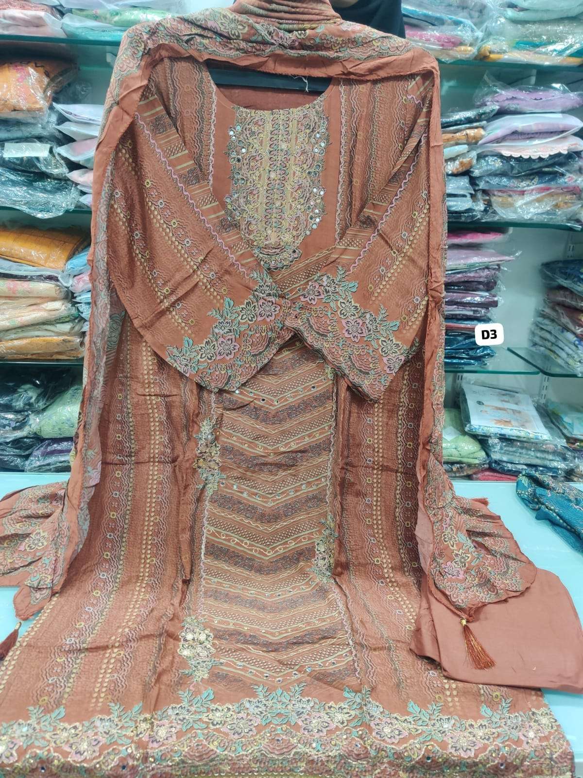 Rtw Falah Maslin Collection code -: 30495 by falah Designer Suits-03