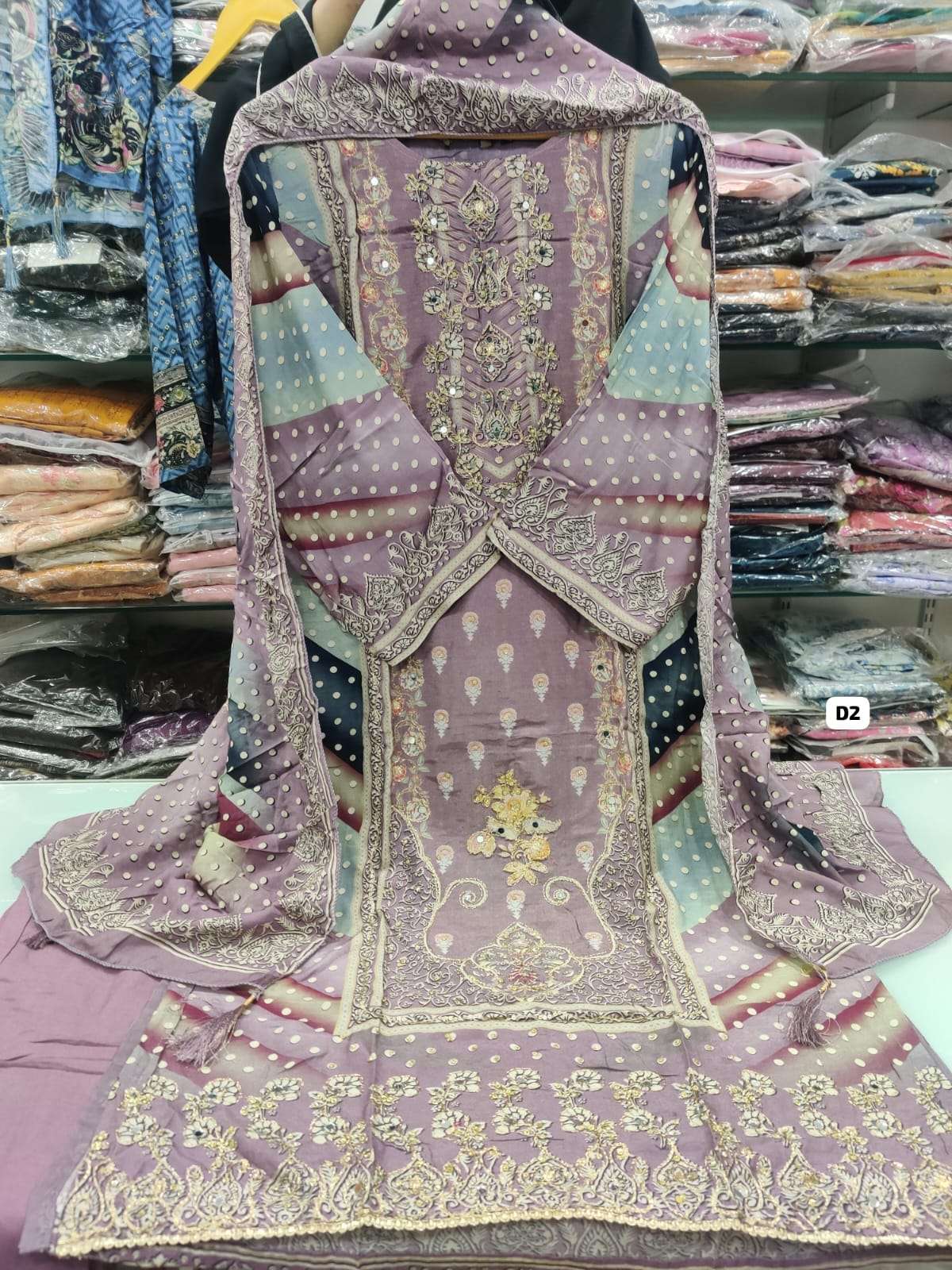 RTW Falah Premium Maslin Collection Code : 30487 Falah Designer Suits-03