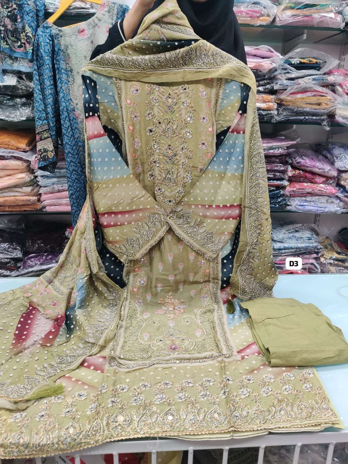 RTW Falah Premium Maslin Collection Code : 30487 Falah Designer Suits-04