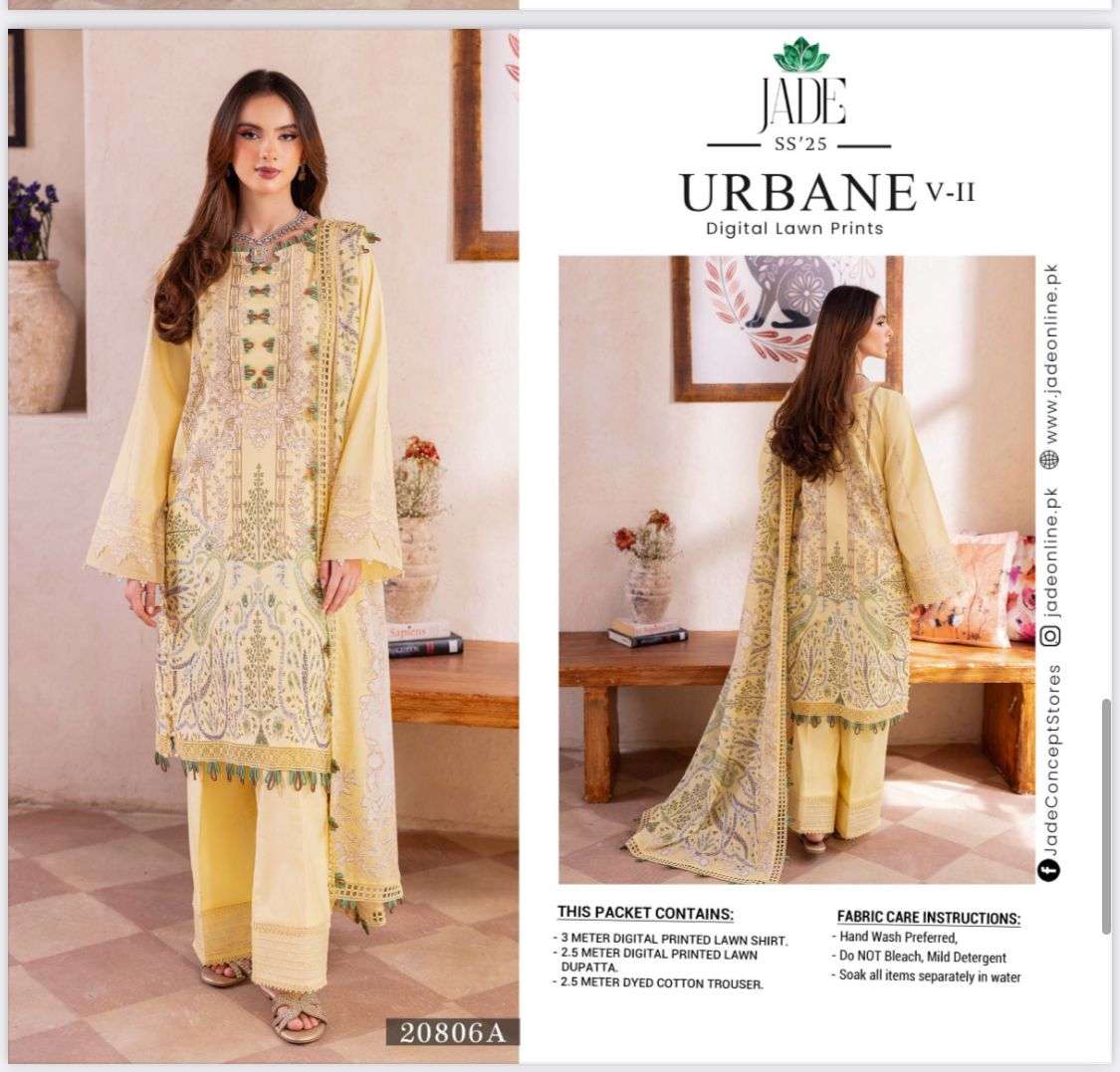 Urbane Digital Lawn Prints Collection 2025 Vol 2 by Jade-12