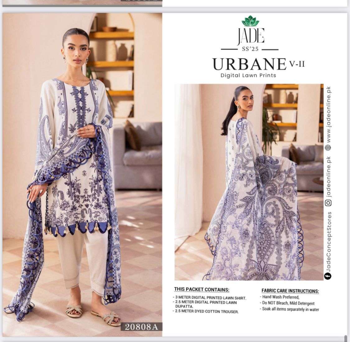 Urbane Digital Lawn Prints Collection 2025 Vol 2 by Jade-15