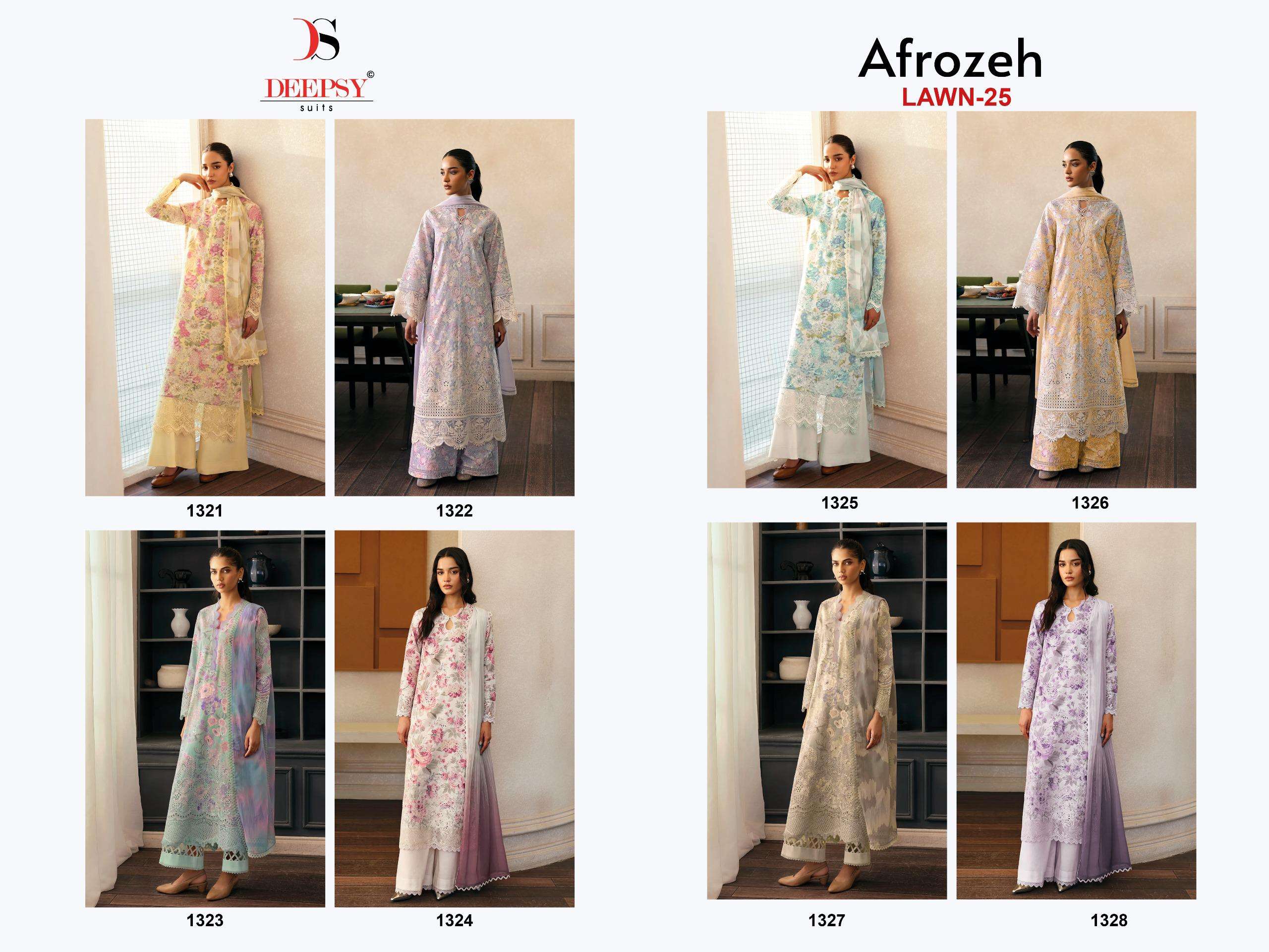 AFROZEH Chikankari 25 by DEEPSY SUITS-01-08 A