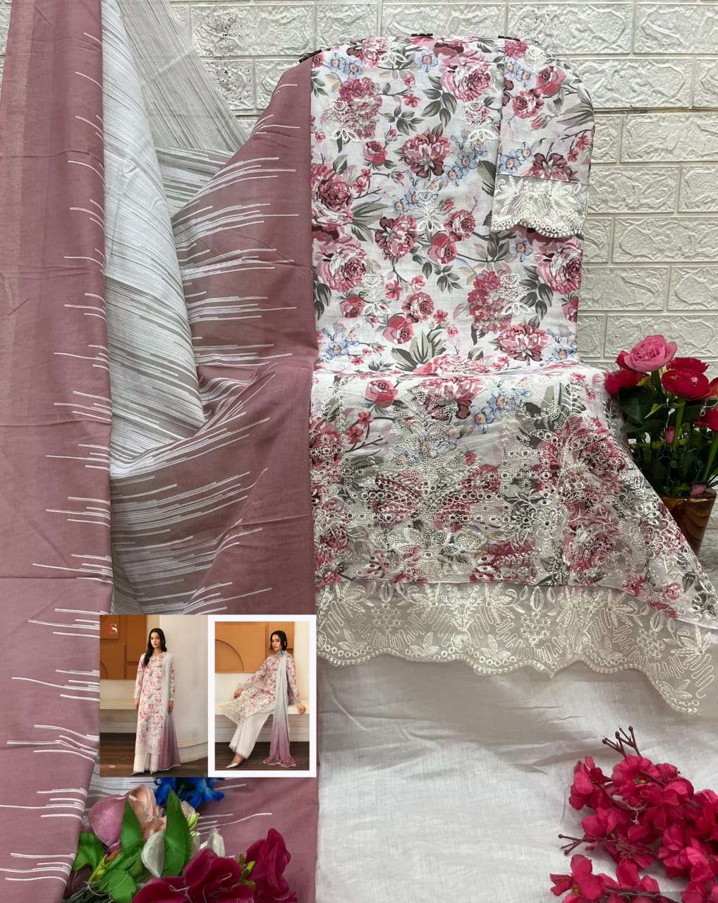 AFROZEH Chikankari 25 by DEEPSY SUITS-12