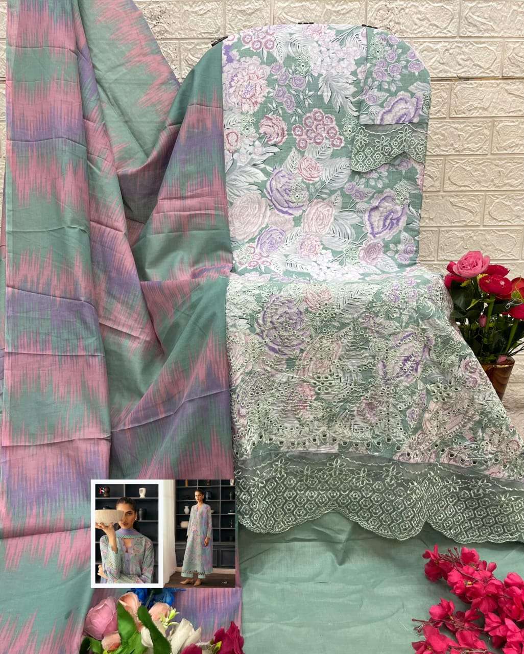 AFROZEH Chikankari 25 by DEEPSY SUITS-13