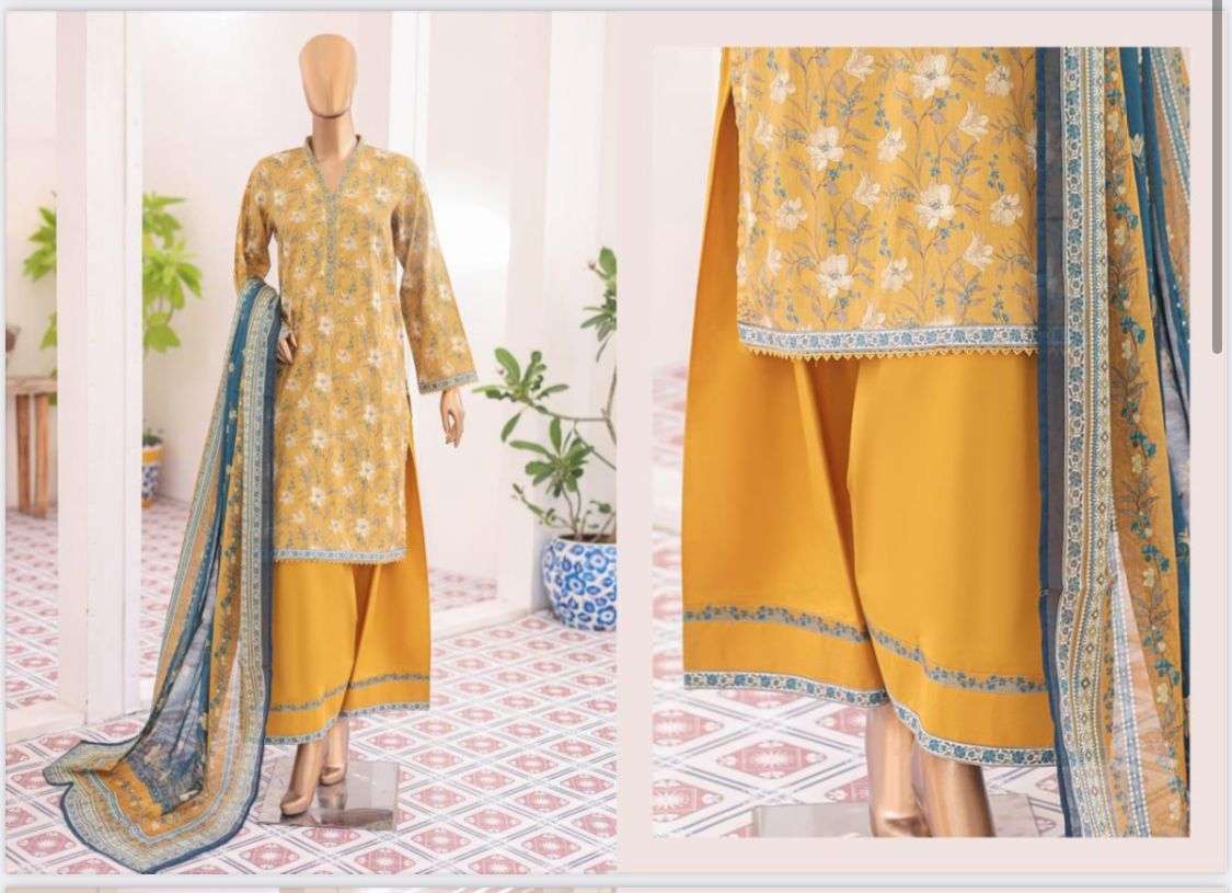 BIN SAEED Exclusive Printed with Farshi Shalwar Volume - 2 By BIN SAEED-04