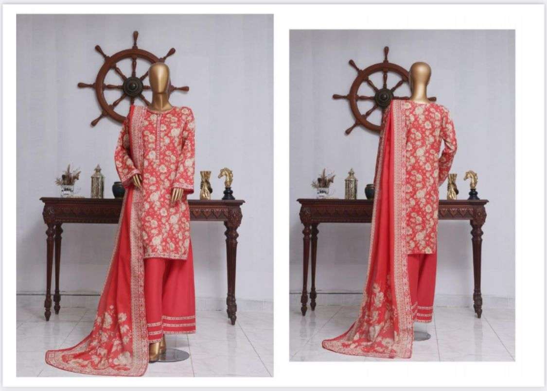 BIN SAEED Exclusive Printed with Farshi Shalwar Volume - 4 by Bin Saee-02