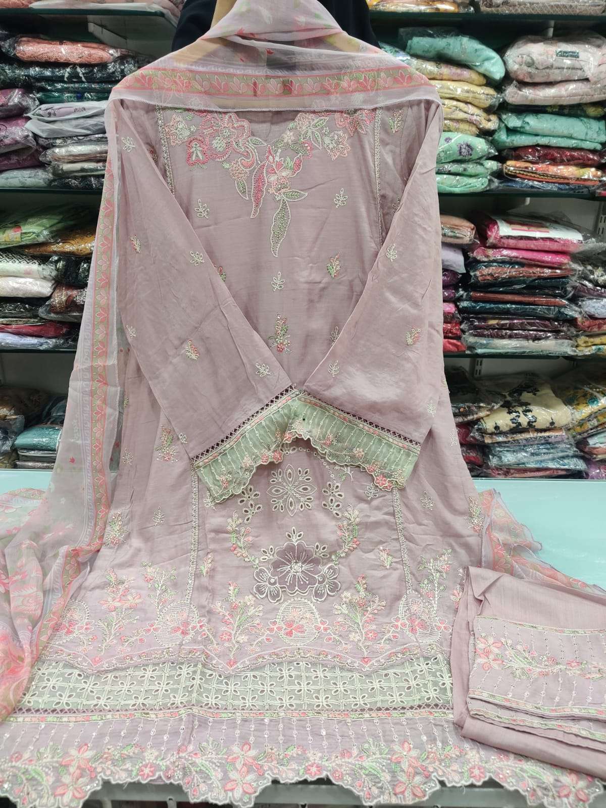 BIN SAEED LUXURY EMBROIDERED STITCHED LAWN 2025 BY BIN SAEED-02