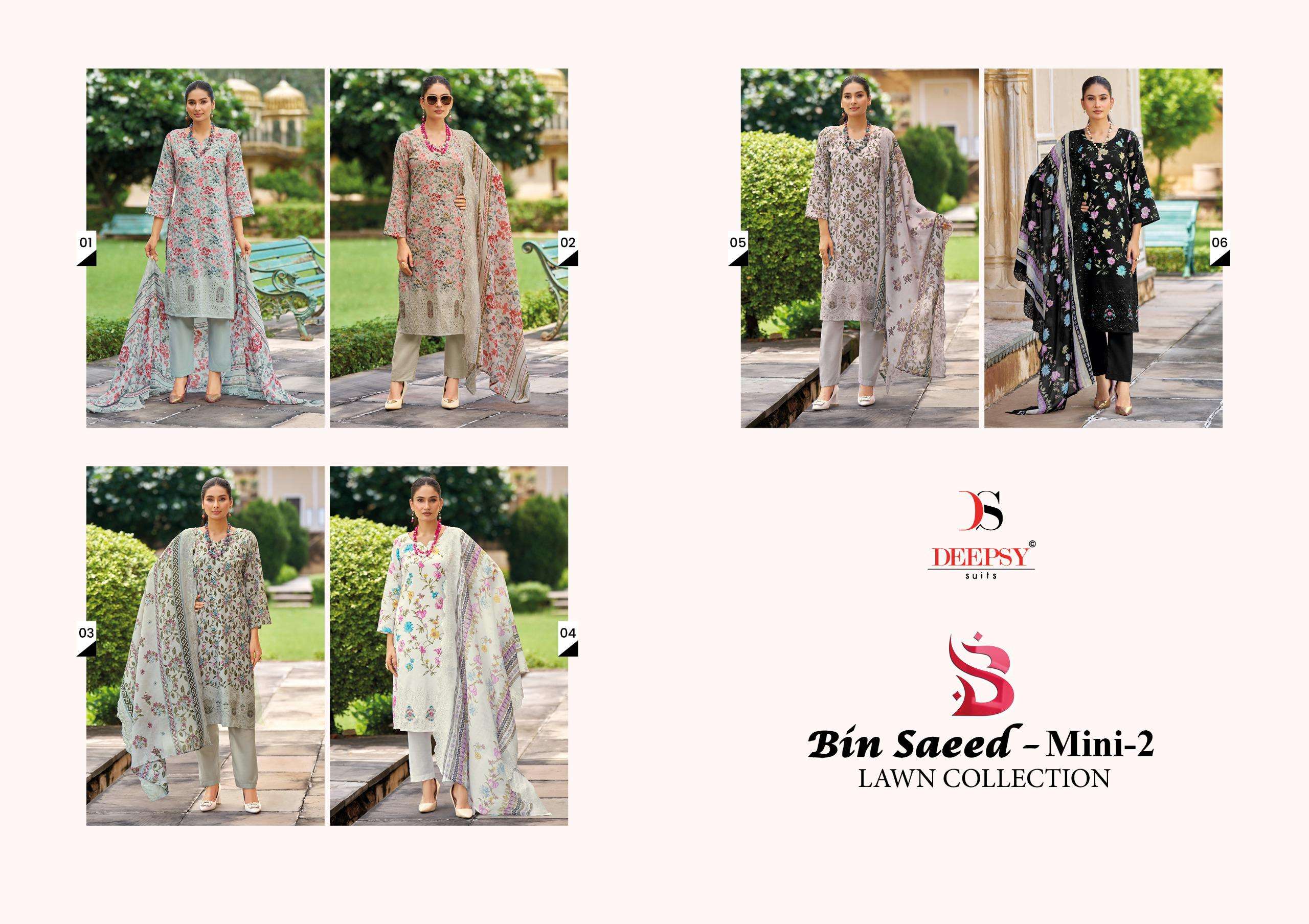 BIN SAEED MINI-2 by DEEPSY SUITS-01-06 A