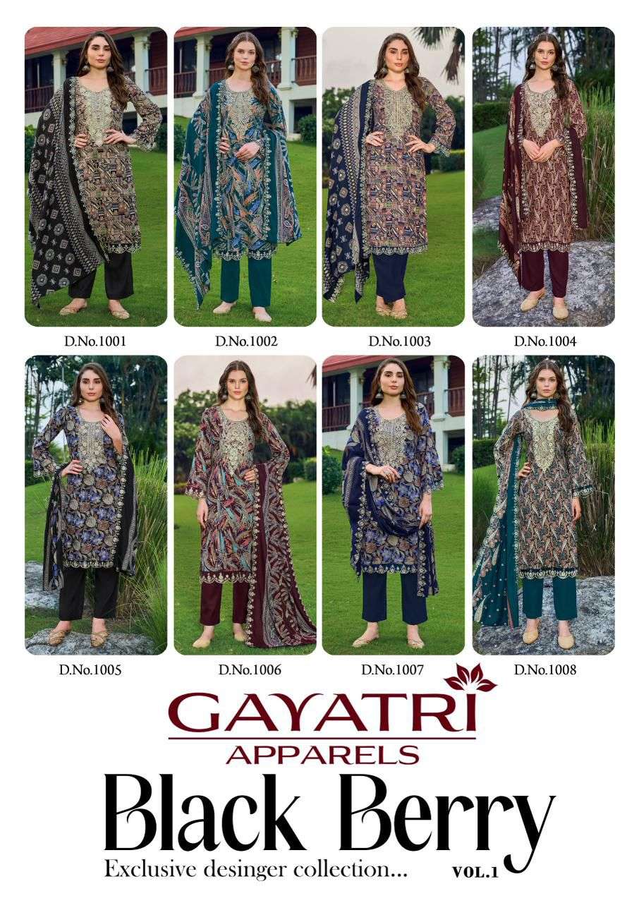 BLACK BERRY Vol-1 by GAYATRI APPARELS-01-08