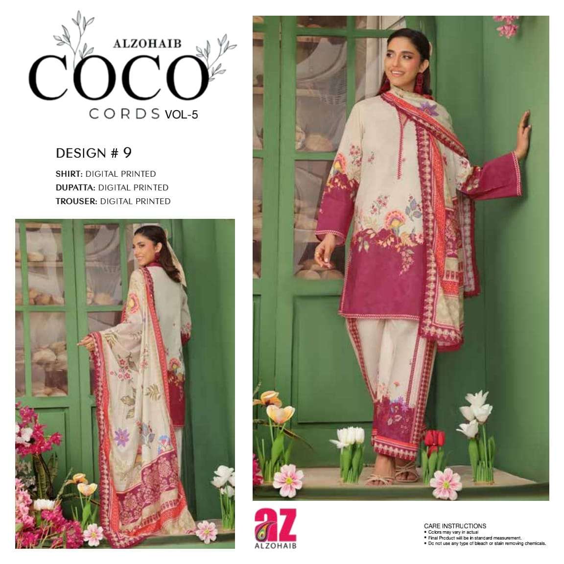 COCO Cords Vol 5 Open & Model by Al Zohaib Textiles-07