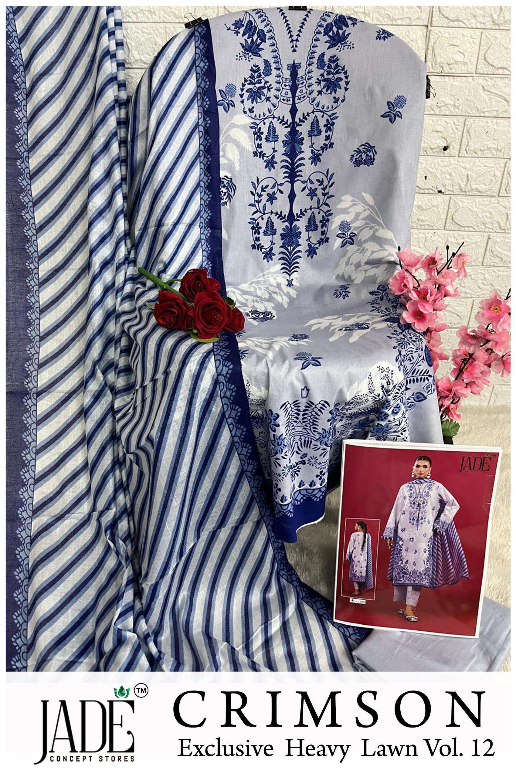 CRIMSON EXCLUSIVE HEAVY LAWN COLLECTION VOL12 BY JADE-06