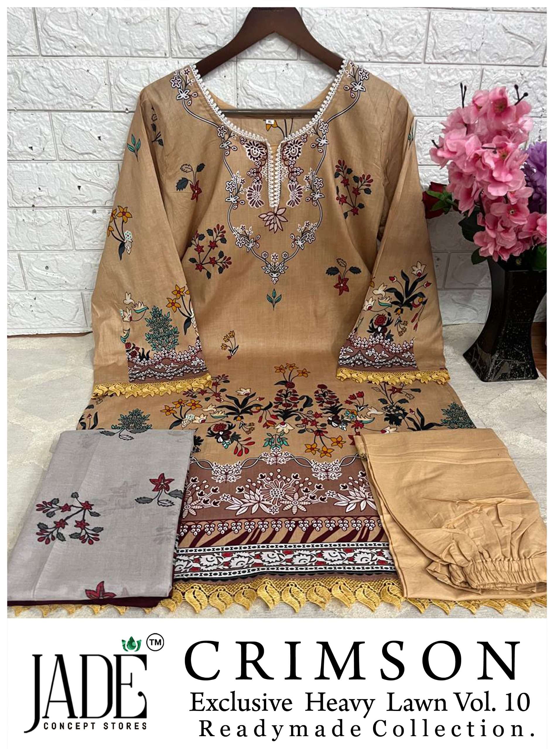 CRIMSON EXCLUSIVE LAWN COLLECTION VOL 10 by Jade-04